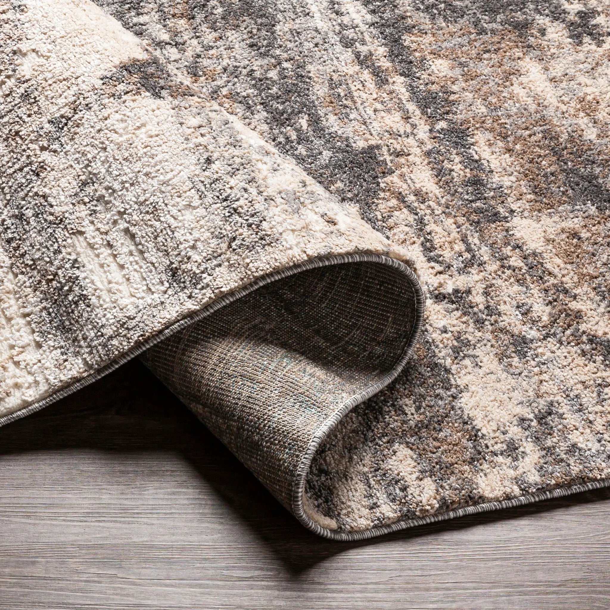 Andorra ARD-2305 Charcoal Area Rug by LIVABLISS