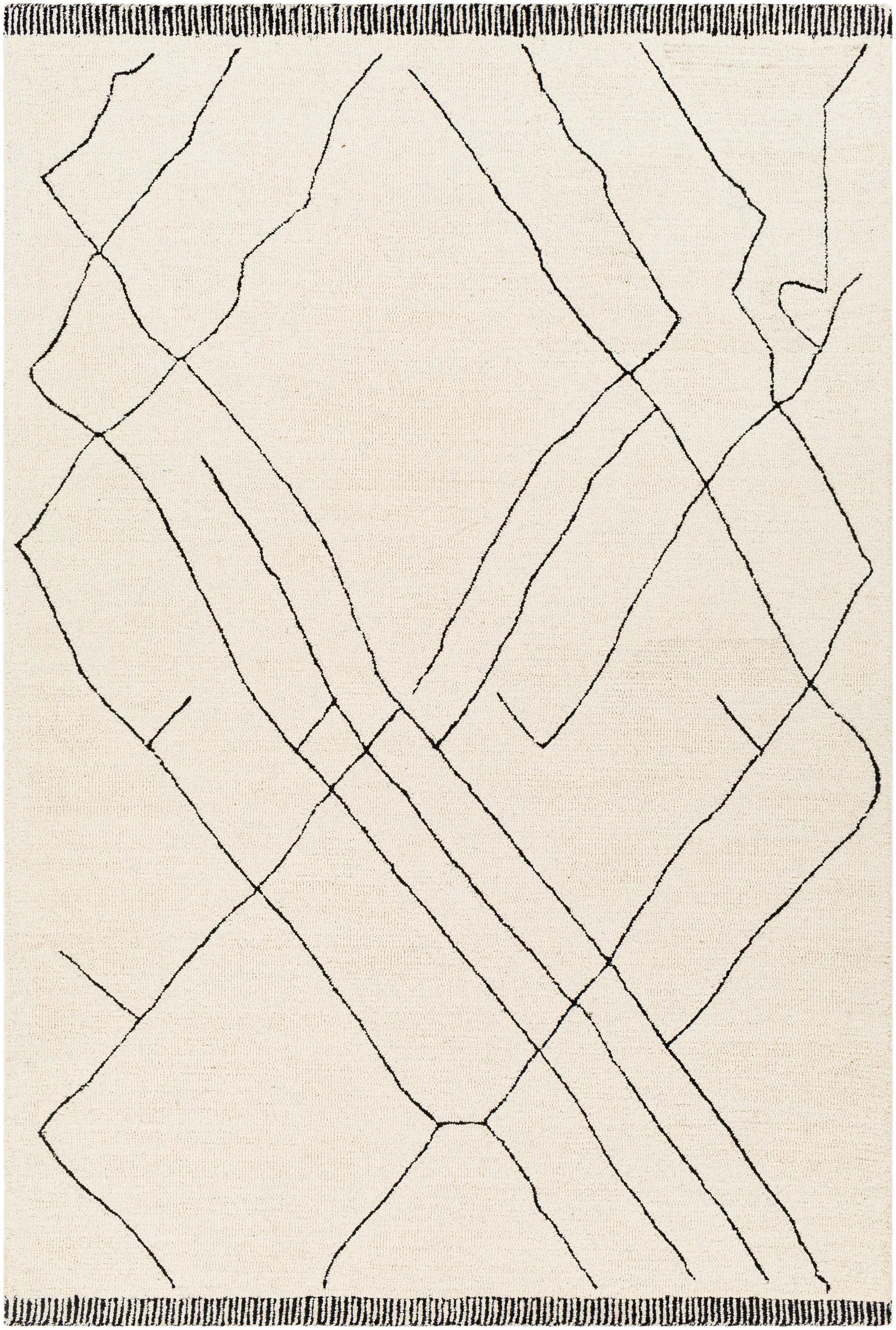 Arsenal ARL-2304 Cream Area Rug by LIVABLISS