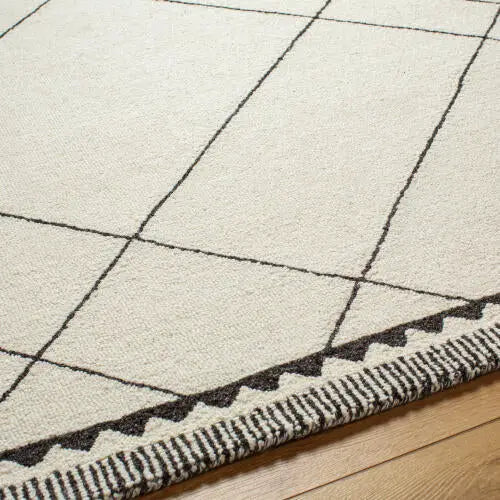 Arsenal ARL-2307 Cream Area Rug by LIVABLISS
