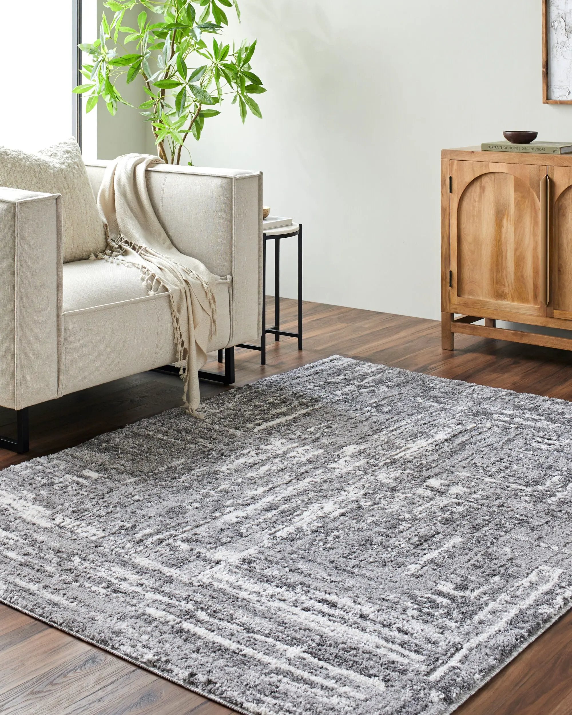 Andorra Plus ARP-2304 Charcoal Area Rug by LIVABLISS