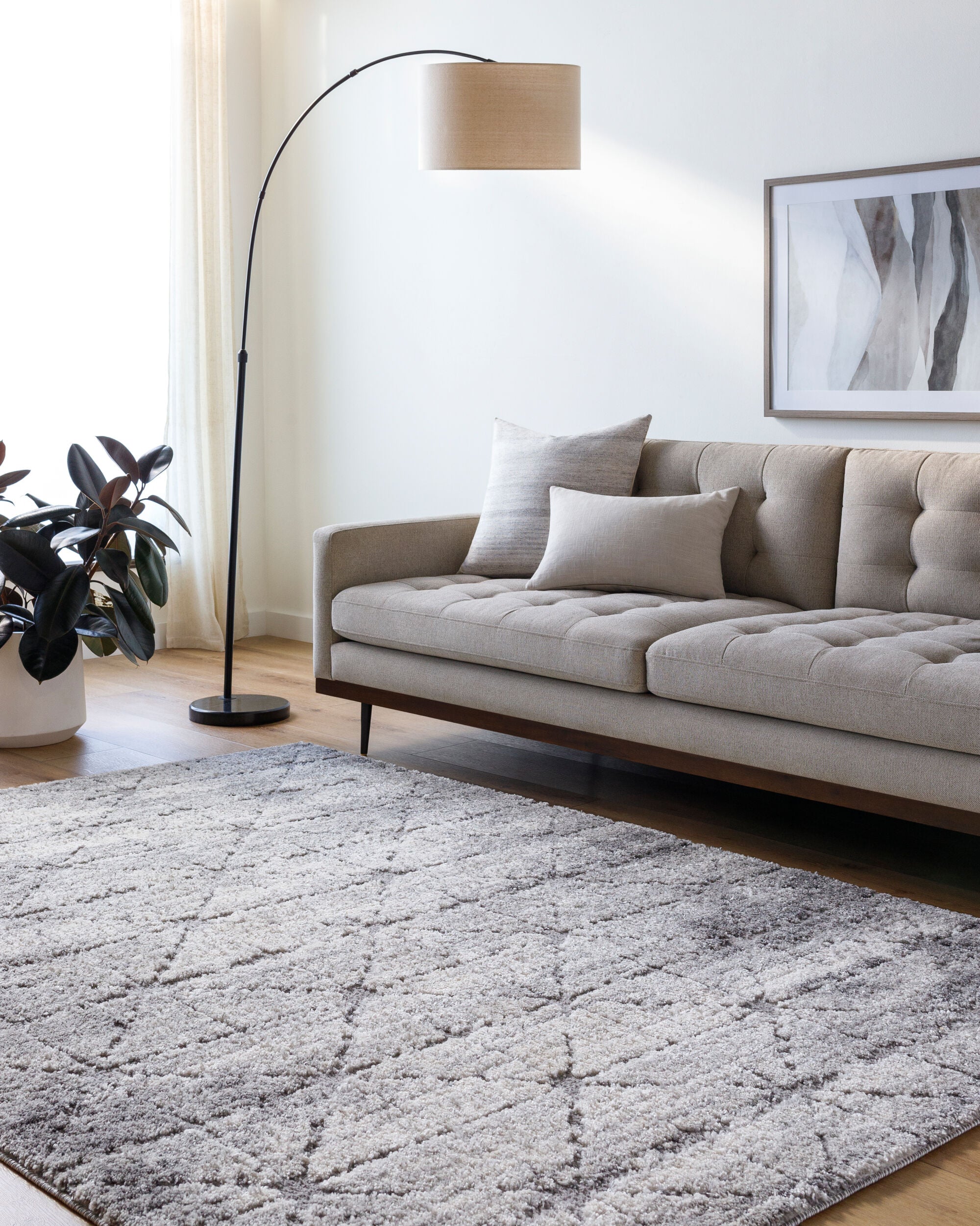 Andorra Plus ARP-2307 Charcoal Area Rug