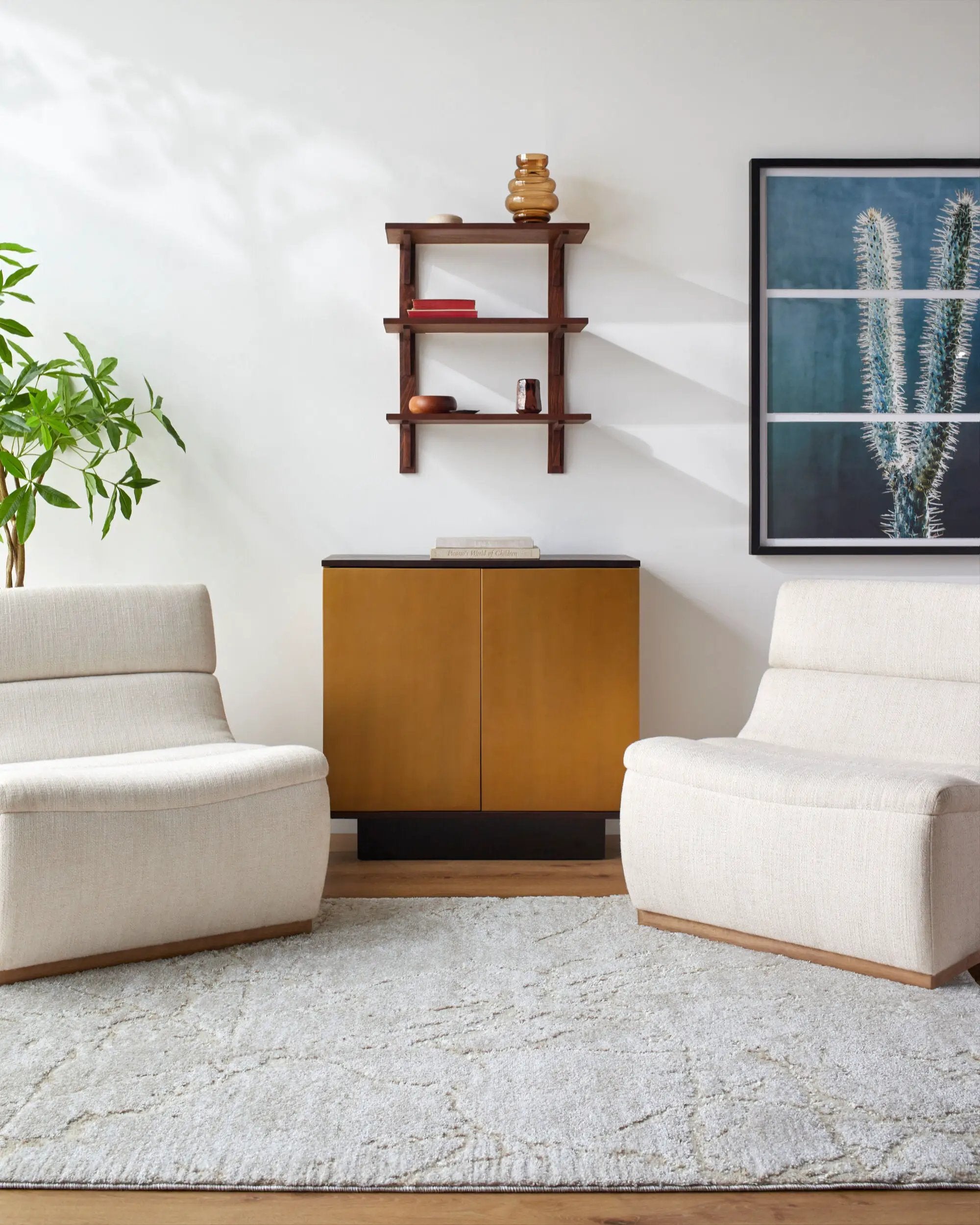 Andorra Plus ARP-2312 White Area Rug by LIVABLISS