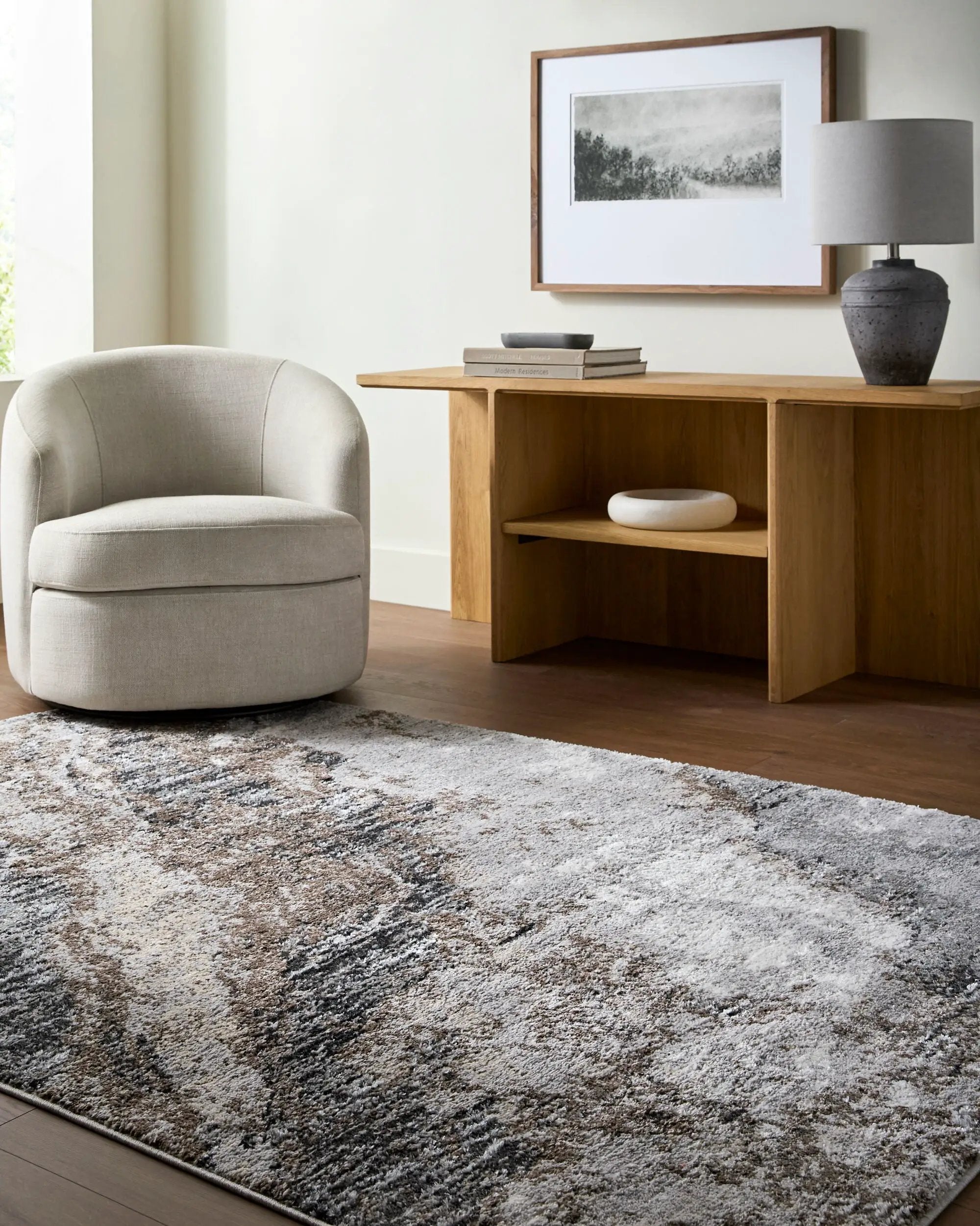 Andorra Plus ARP-2317 Light-Gray Area Rug by LIVABLISS