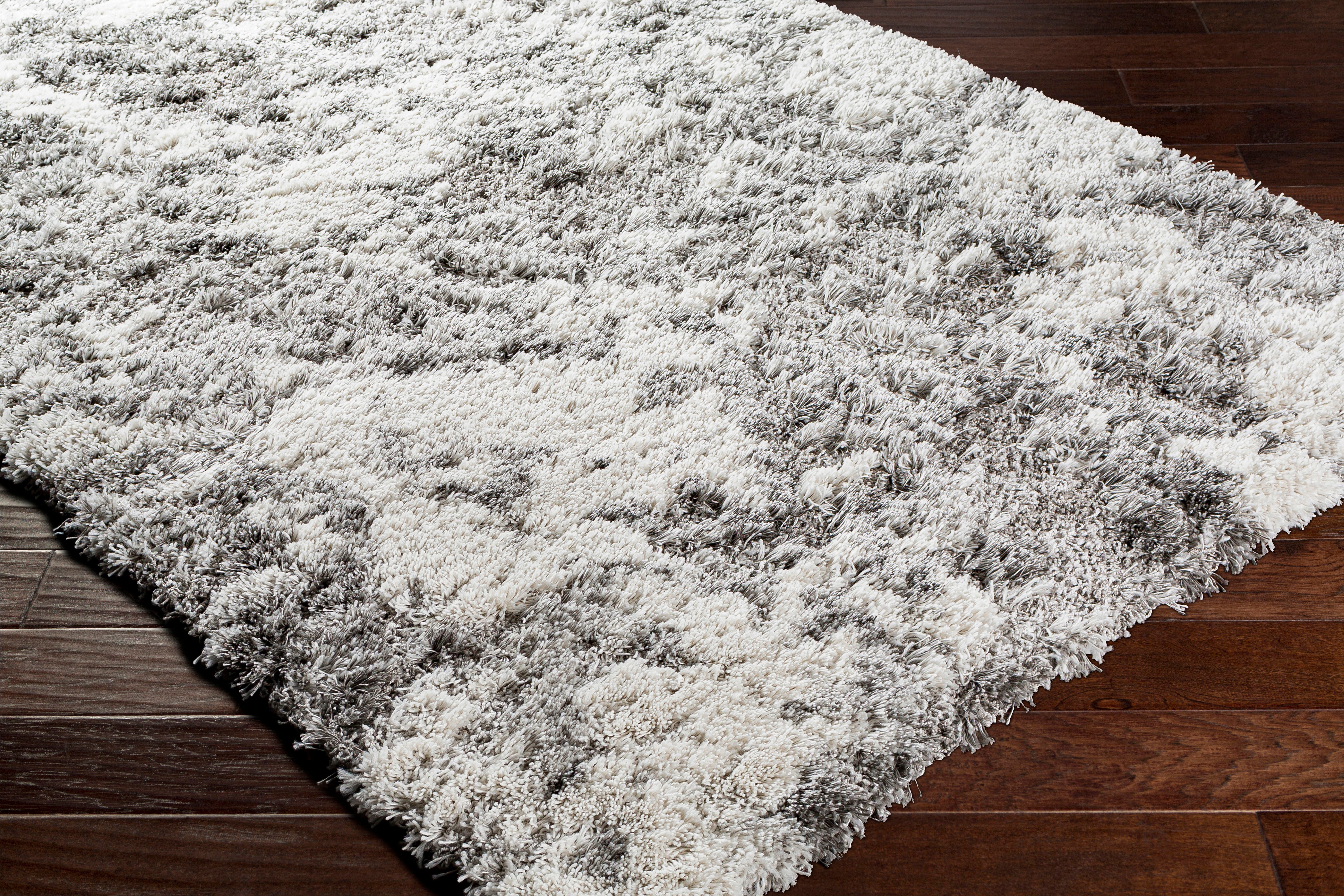 Surya Alta Shag ASG-2304 Off-White Area Rug by LIVABLISS