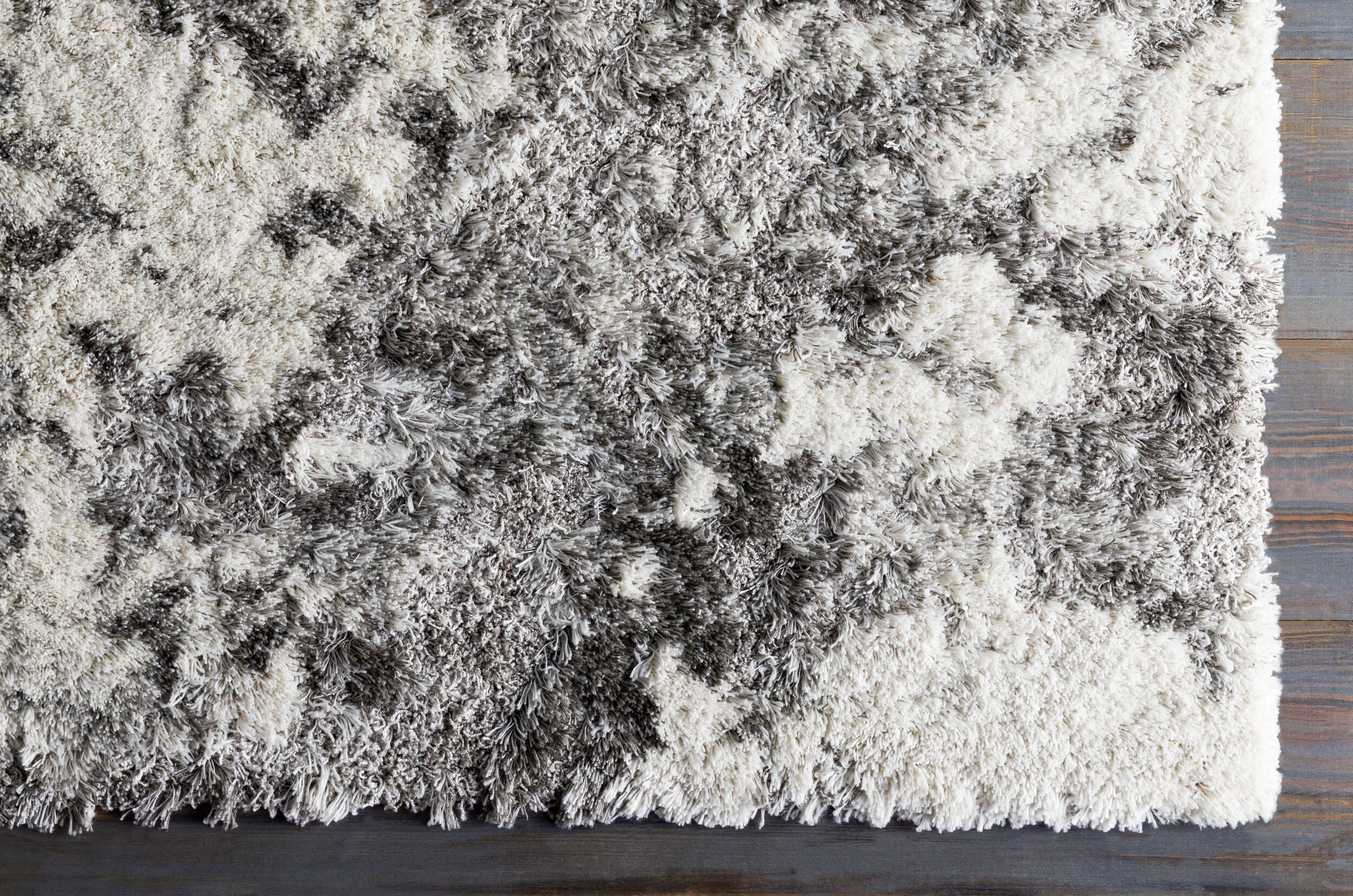 Surya Alta Shag ASG-2304 Off-White Area Rug by LIVABLISS