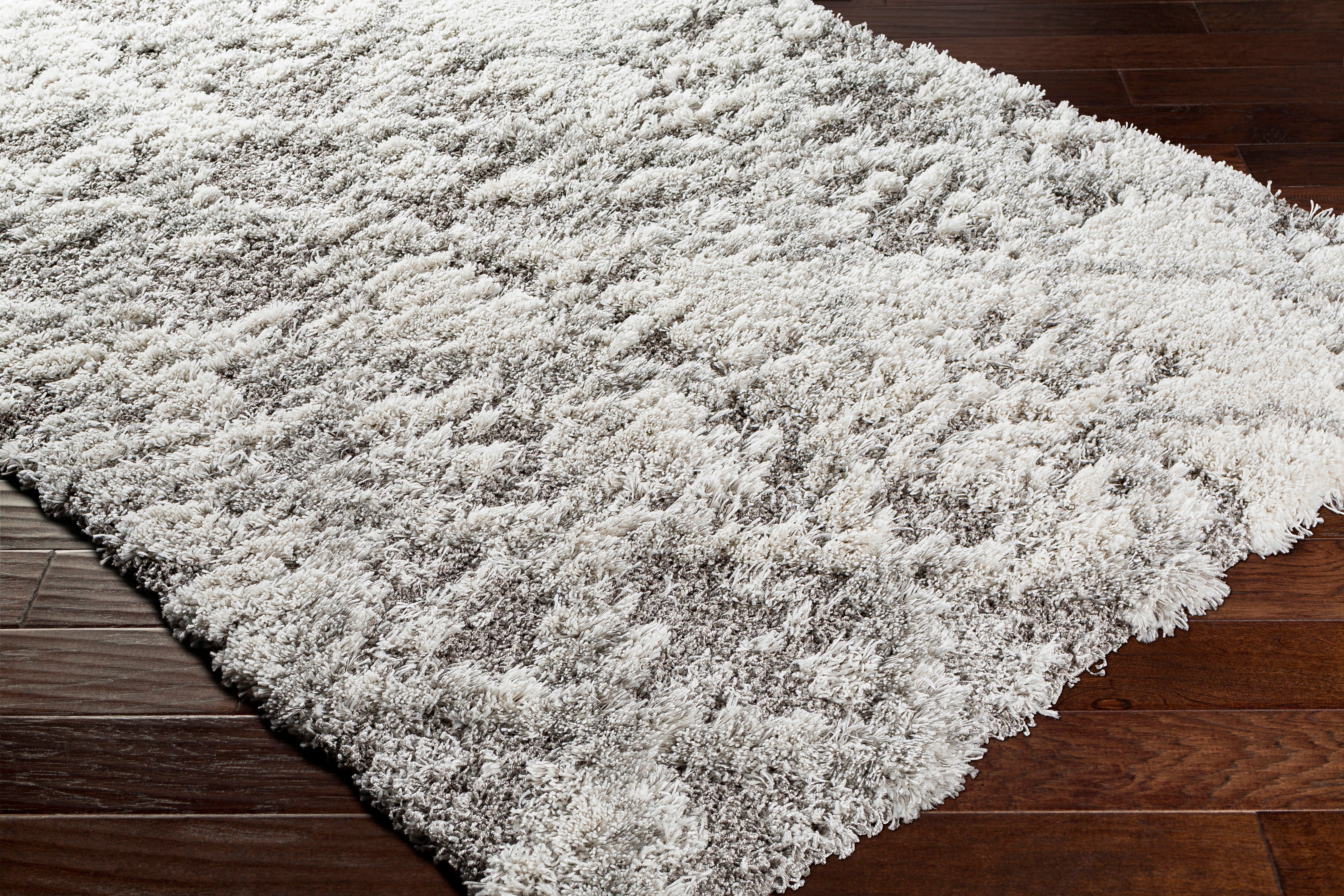 Surya Alta Shag ASG-2305 Off-White Area Rug by LIVABLISS