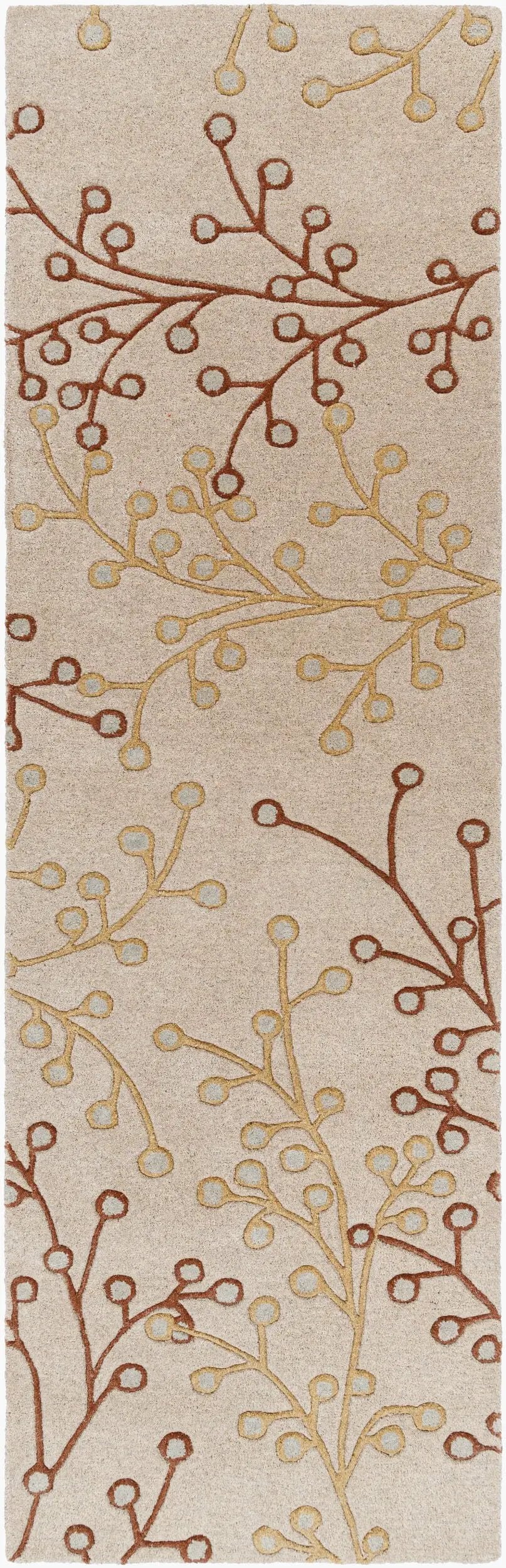 Athena ATH-5008 Tan Area Rug by LIVABLISS