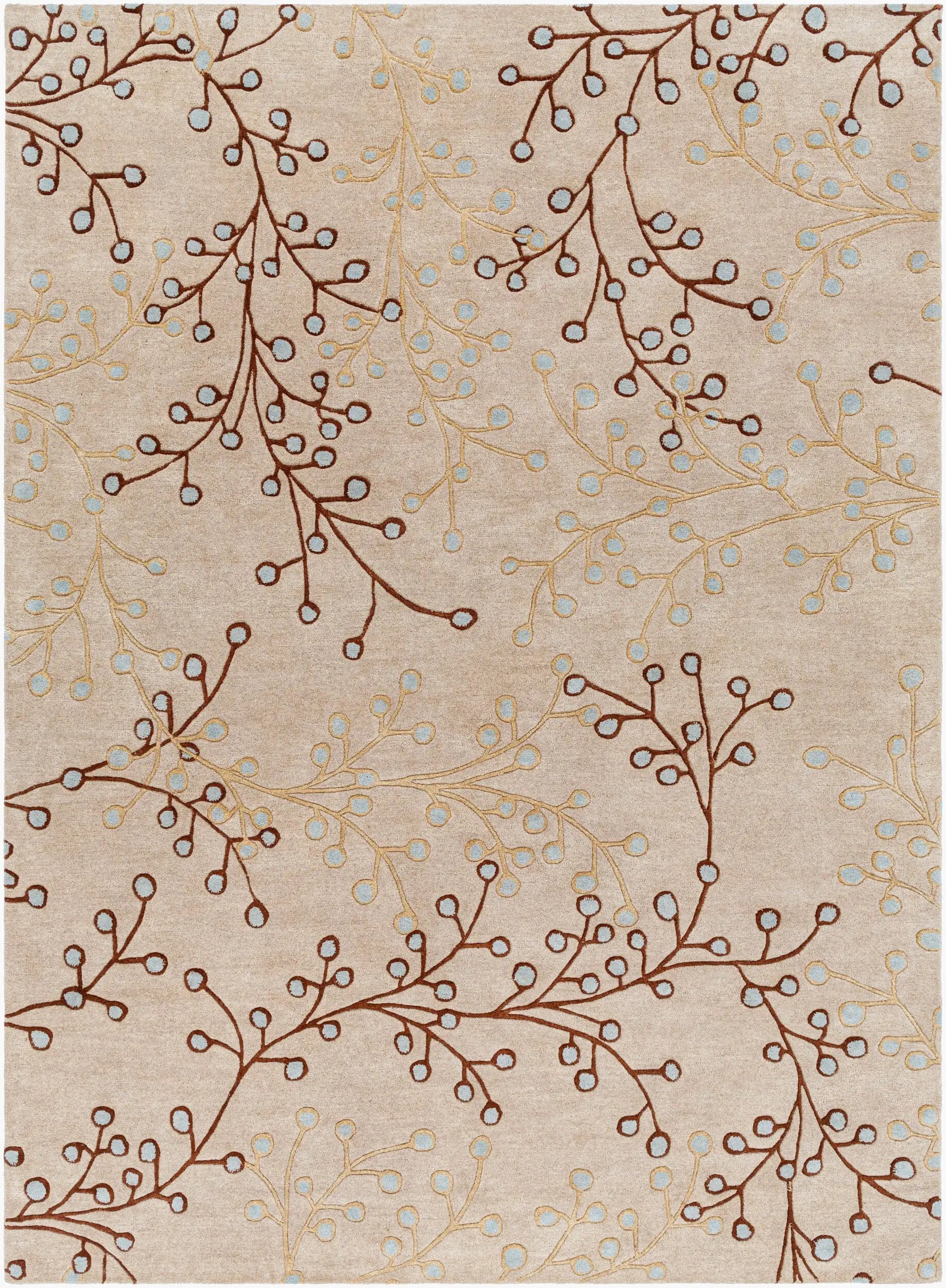 Athena ATH-5008 Tan Area Rug by LIVABLISS