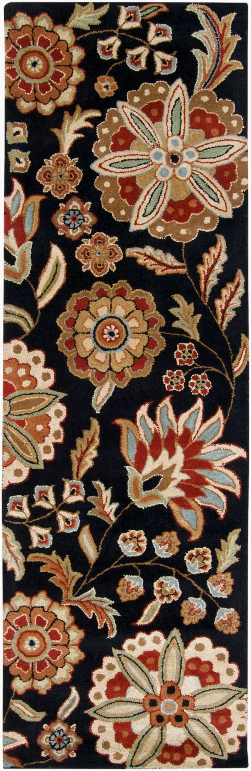 Athena ATH-5017 Black Area Rug by LIVABLISS