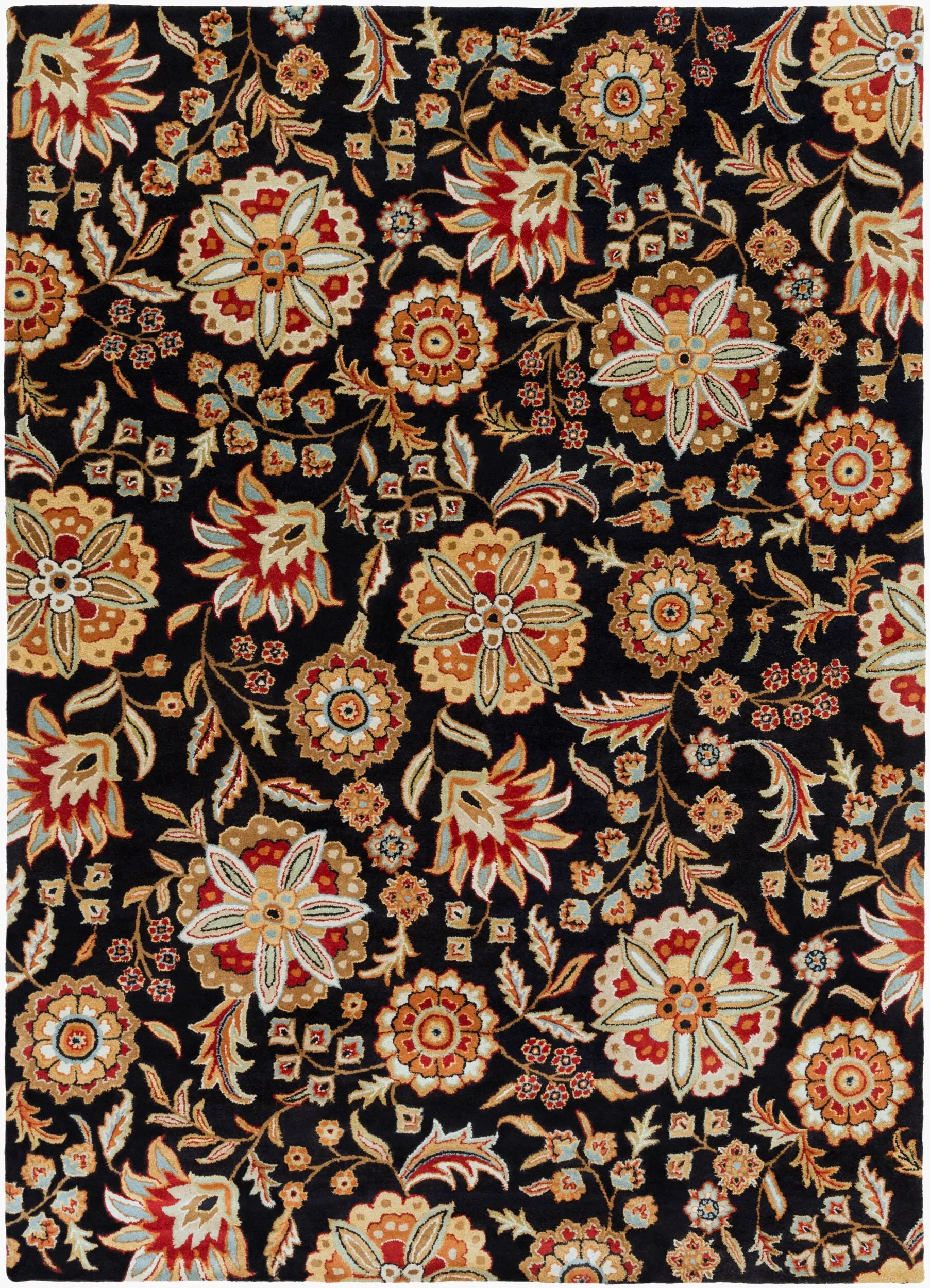Athena ATH-5017 Black Area Rug by LIVABLISS