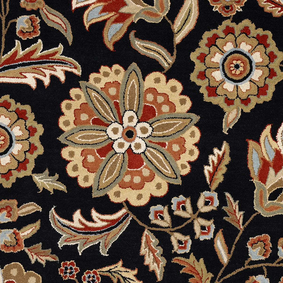 Athena ATH-5017 Black Area Rug by LIVABLISS