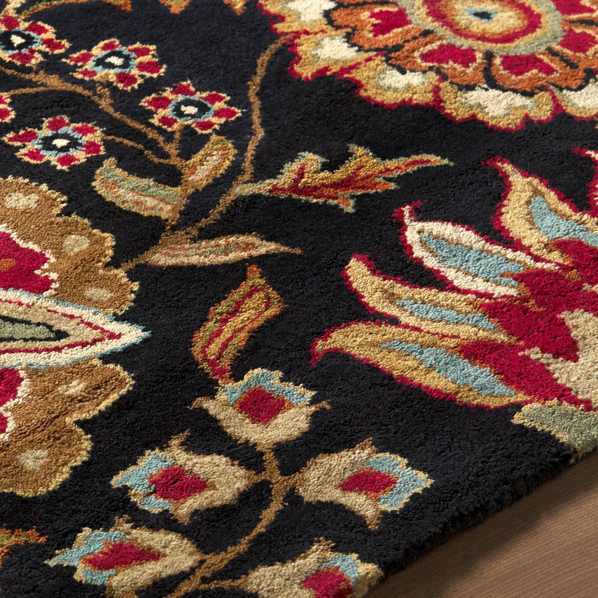 Athena ATH-5017 Black Area Rug by LIVABLISS