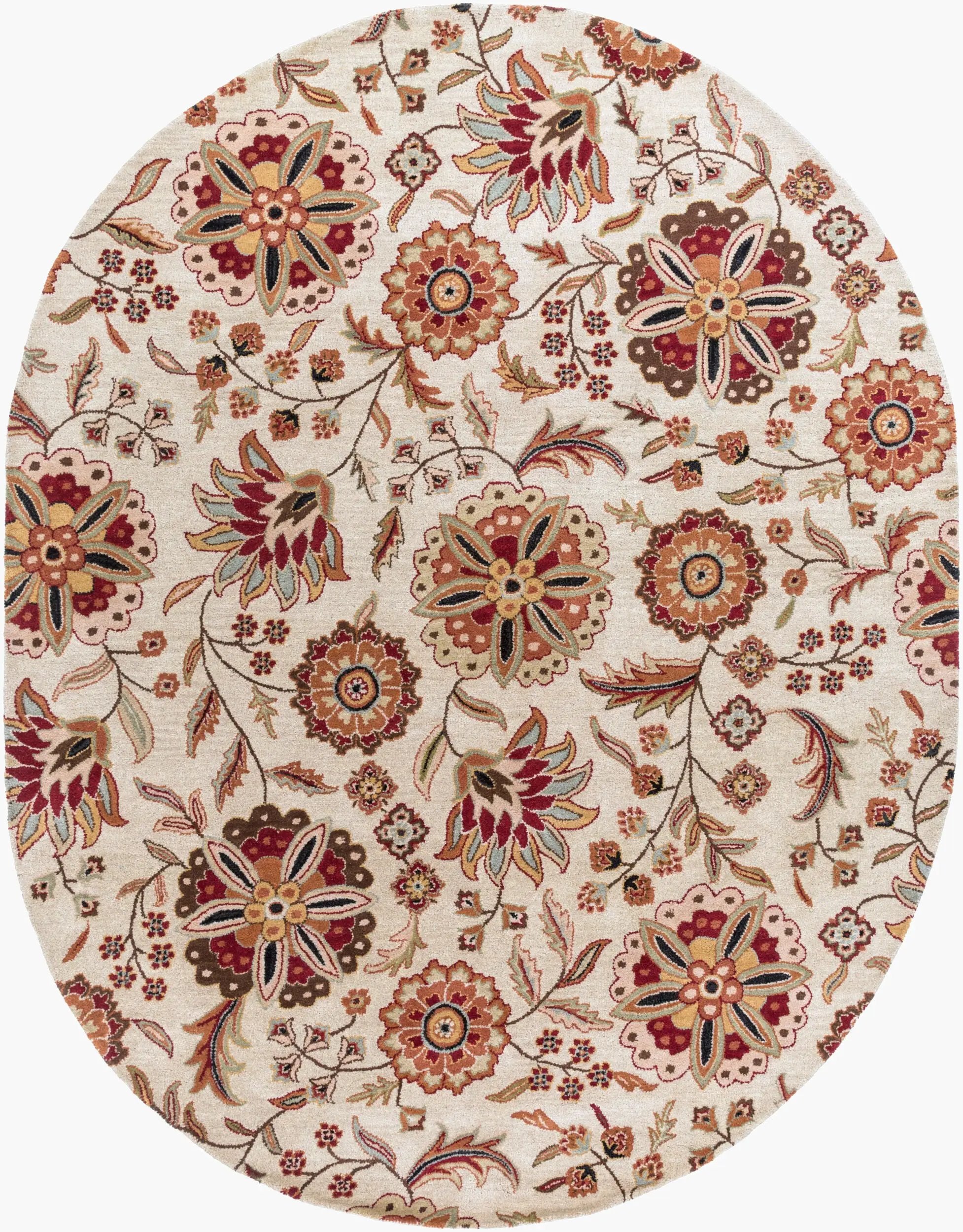 Athena ATH-5035 Ivory Area Rug by LIVABLISS