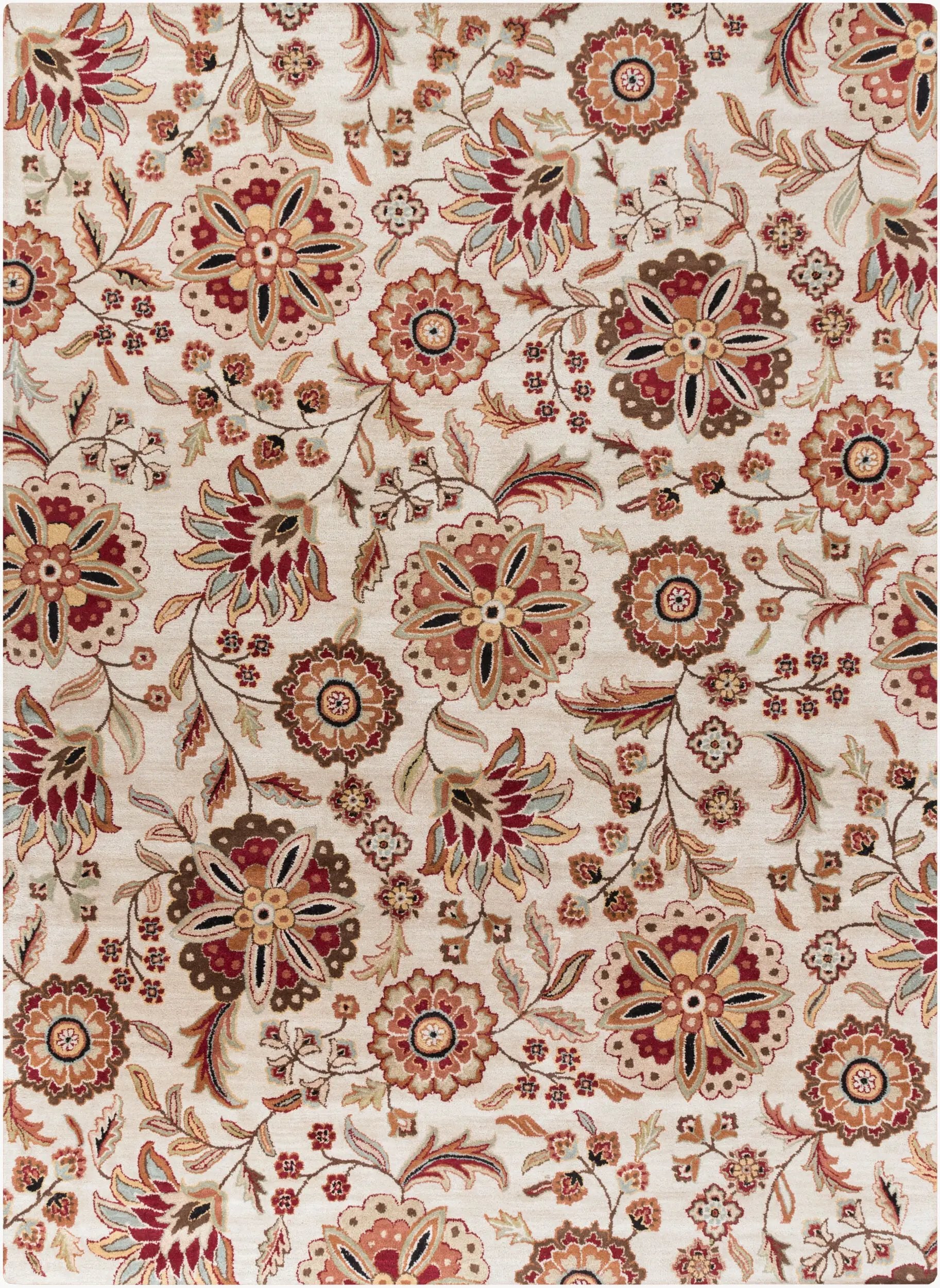 Athena ATH-5035 Ivory Area Rug by LIVABLISS