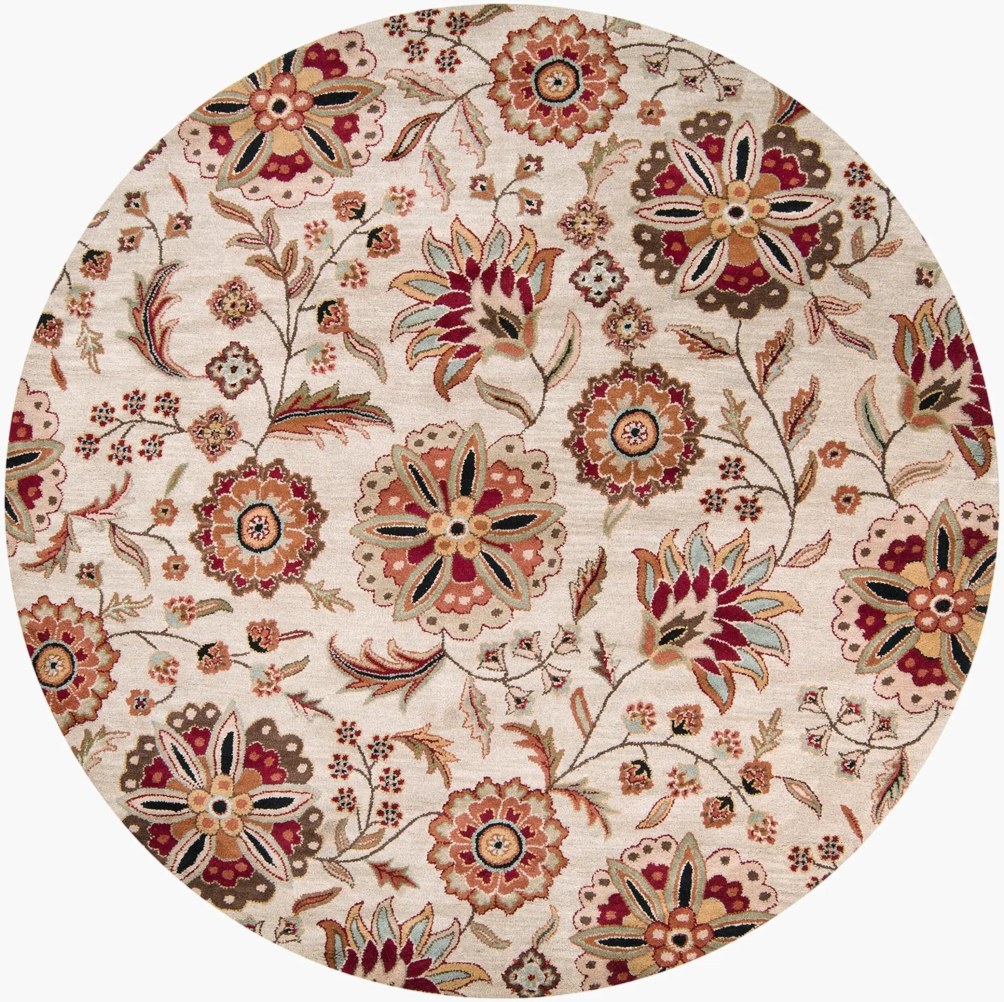Athena ATH-5035 Ivory Area Rug by LIVABLISS