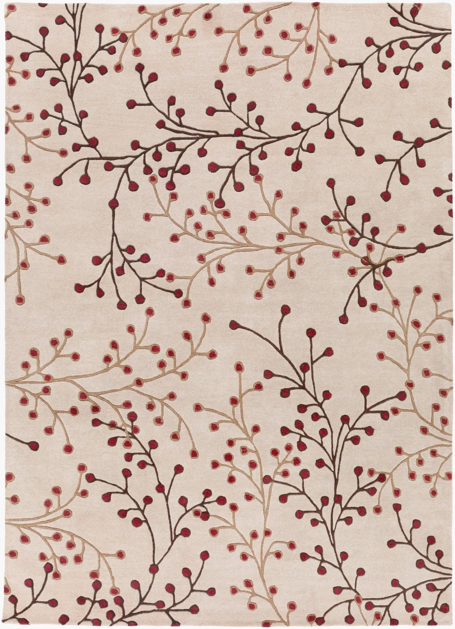 Athena ATH-5053 Tan Area Rug by LIVABLISS