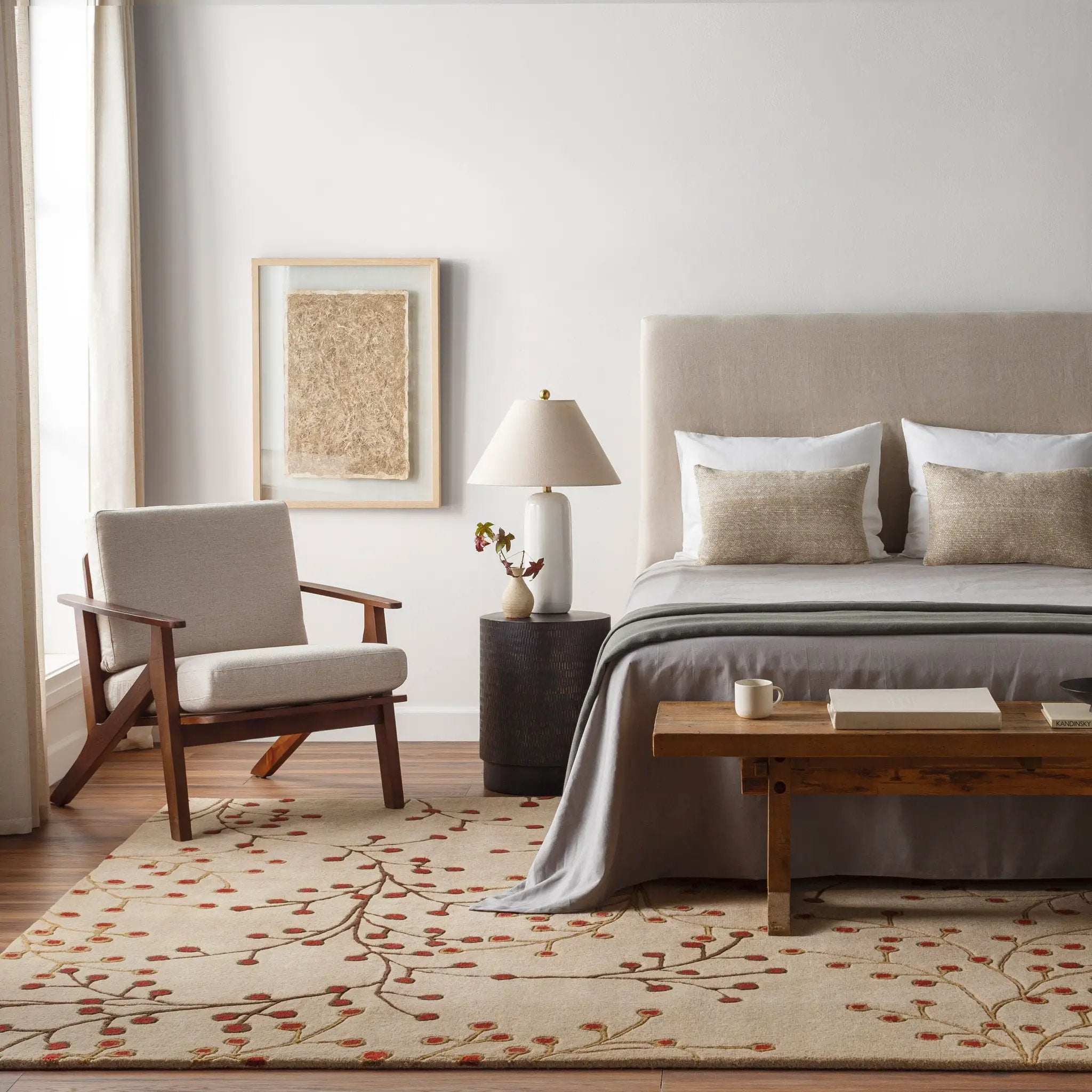 Athena ATH-5053 Tan Area Rug by LIVABLISS