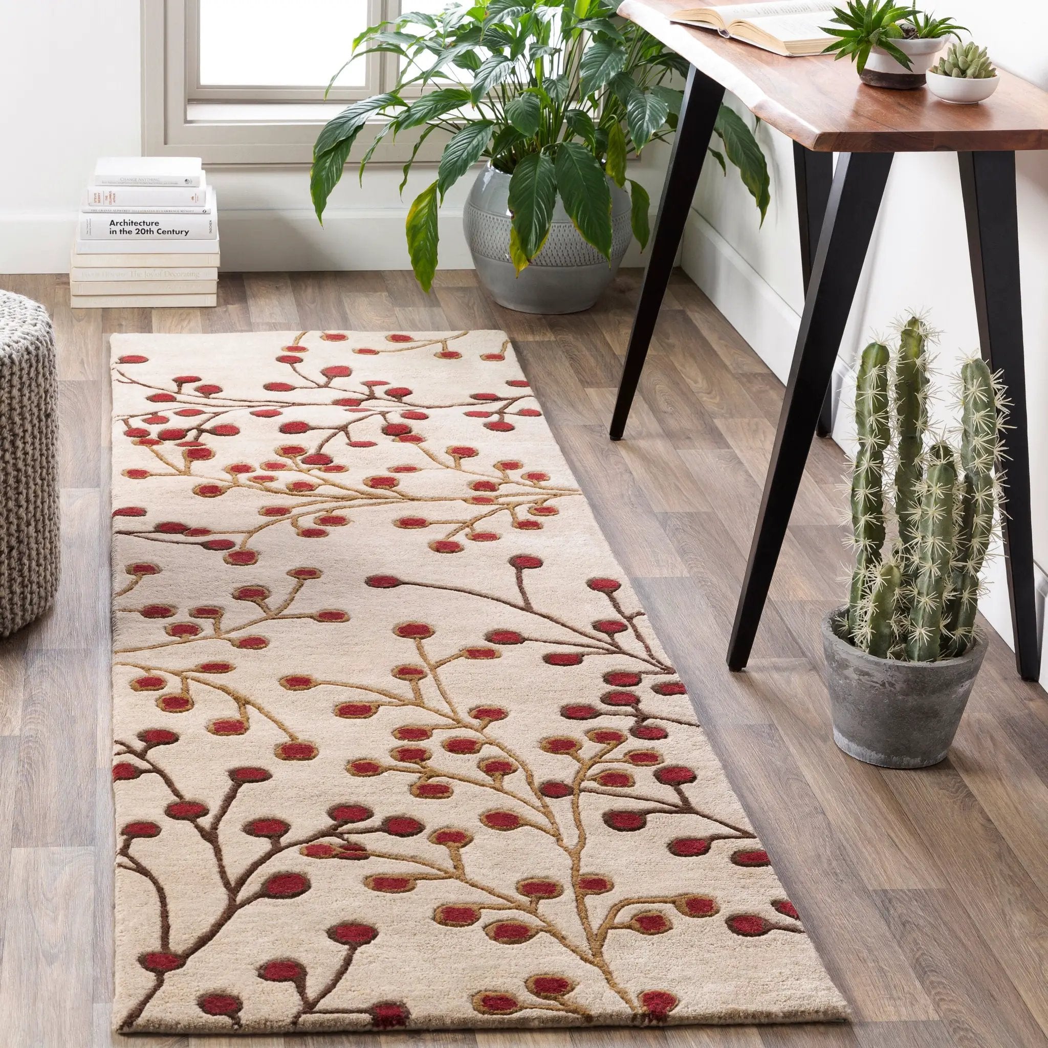 Athena ATH-5053 Tan Area Rug by LIVABLISS