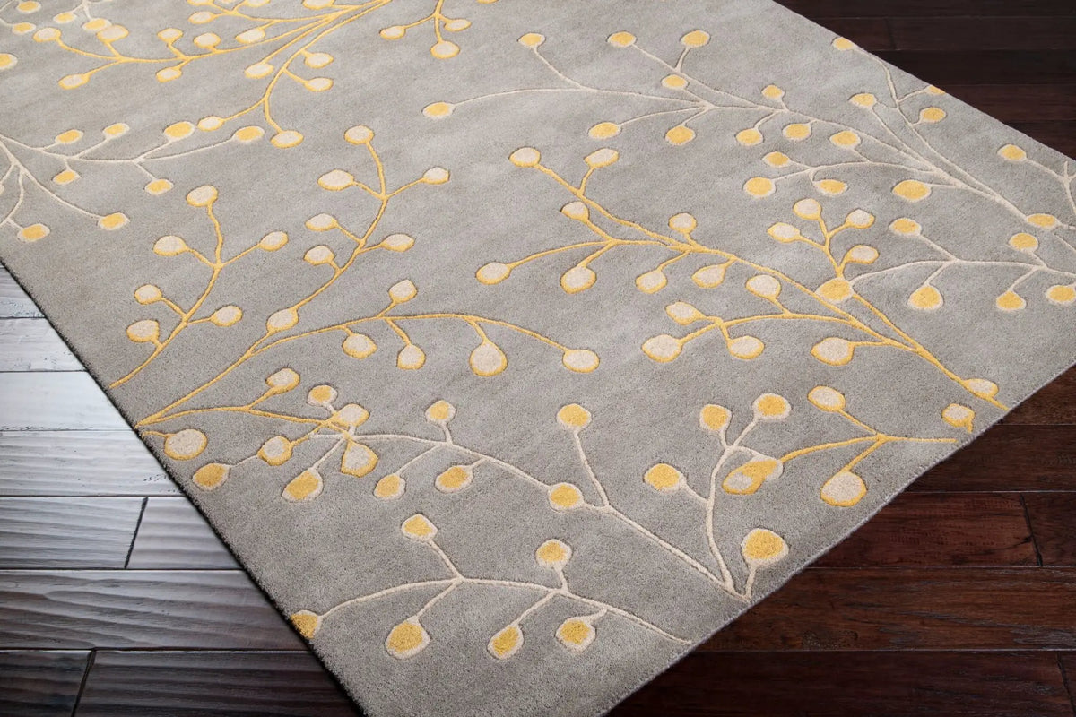 Athena ATH-5060 Charcoal Area Rug by LIVABLISS