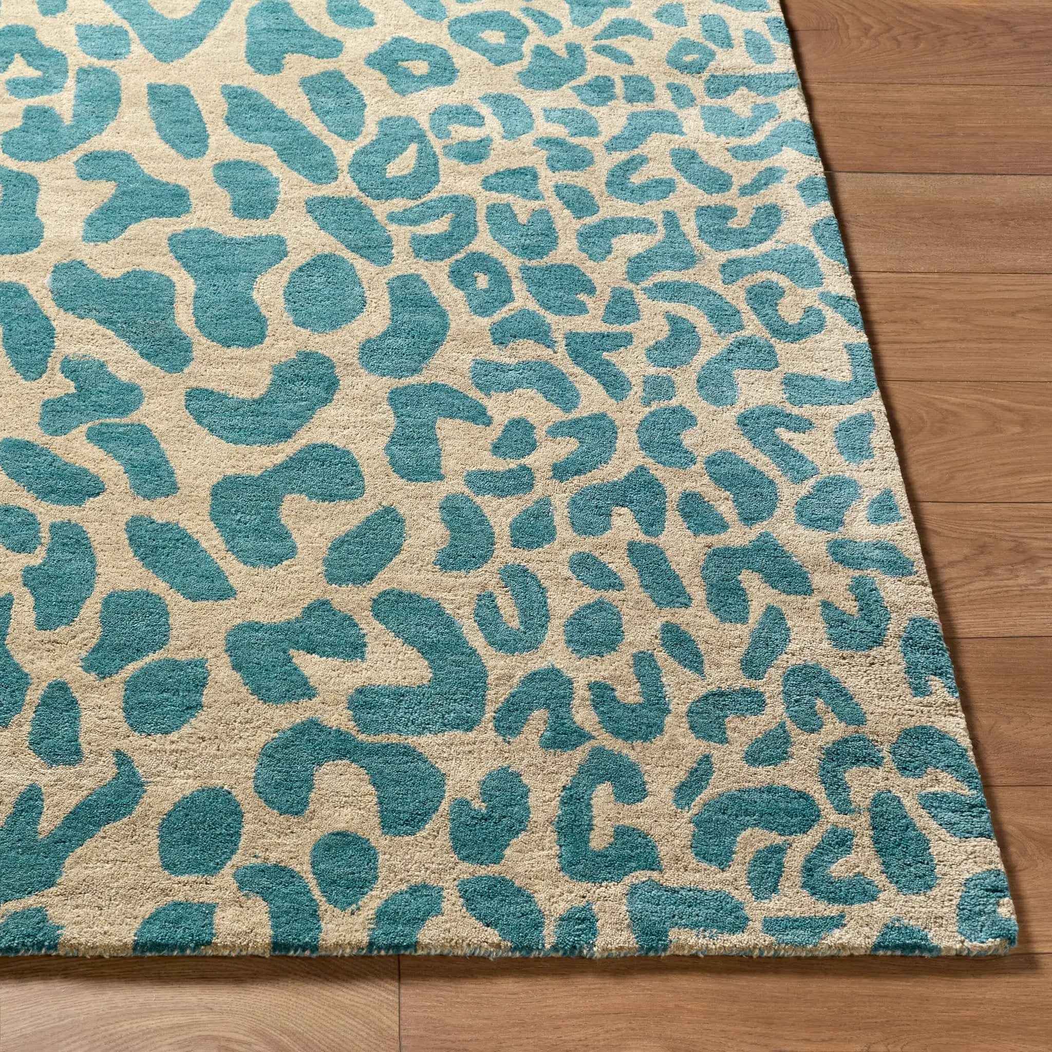 Athena ATH-5120 Teal Area Rug by LIVABLISS