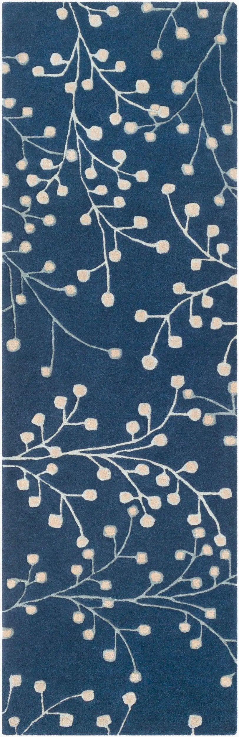 Athena ATH-5156 Ink Blue Area Rug by LIVABLISS