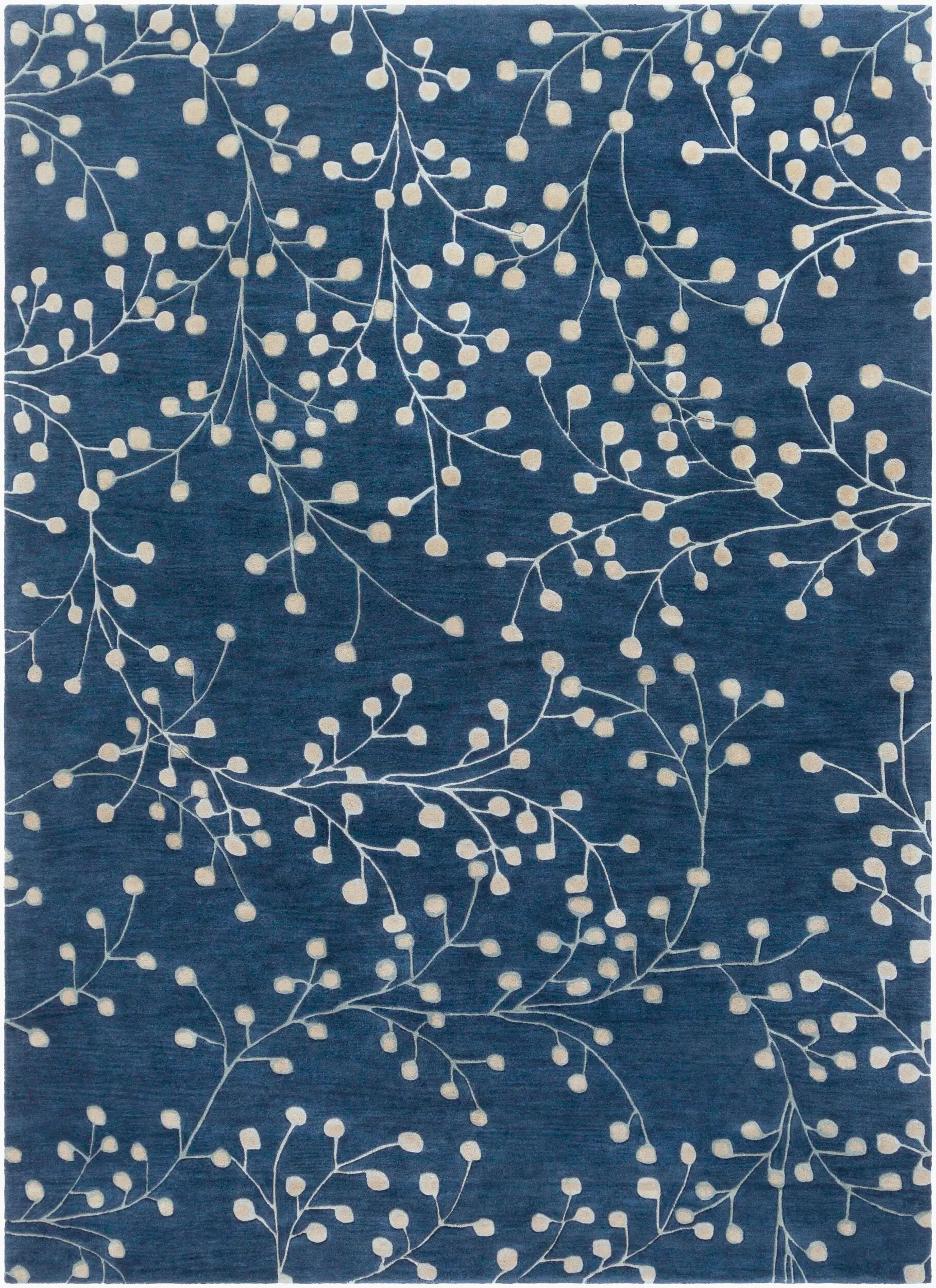 Athena ATH-5156 Ink Blue Area Rug by LIVABLISS