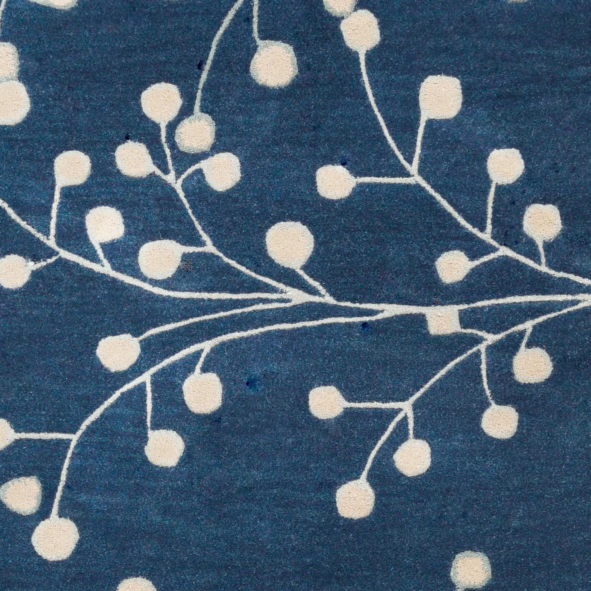Athena ATH-5156 Ink Blue Area Rug by LIVABLISS