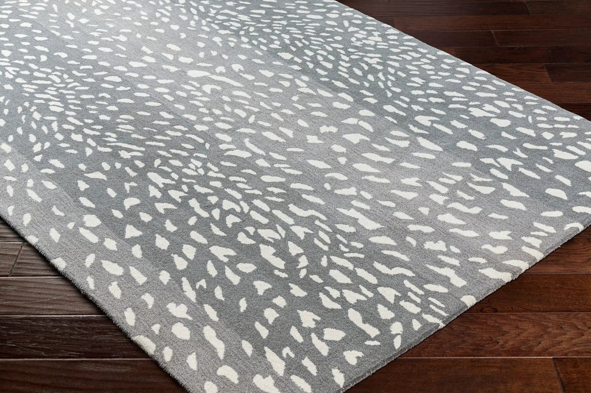 Athena ATH-5163 Medium Gray Area Rug by LIVABLISS