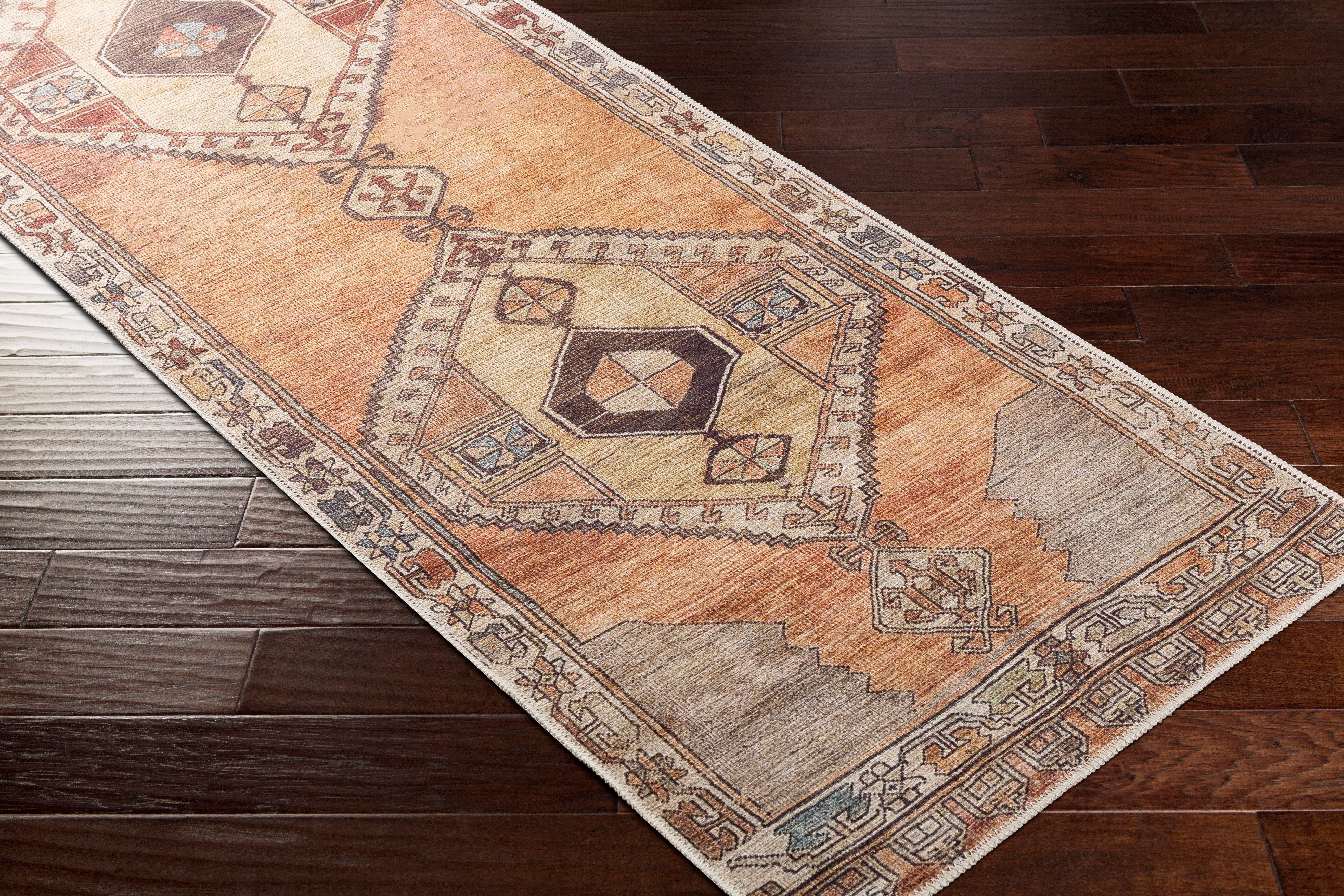 Surya Antiquity AUY-2303 Dark Brown Area Rug by LIVABLISS