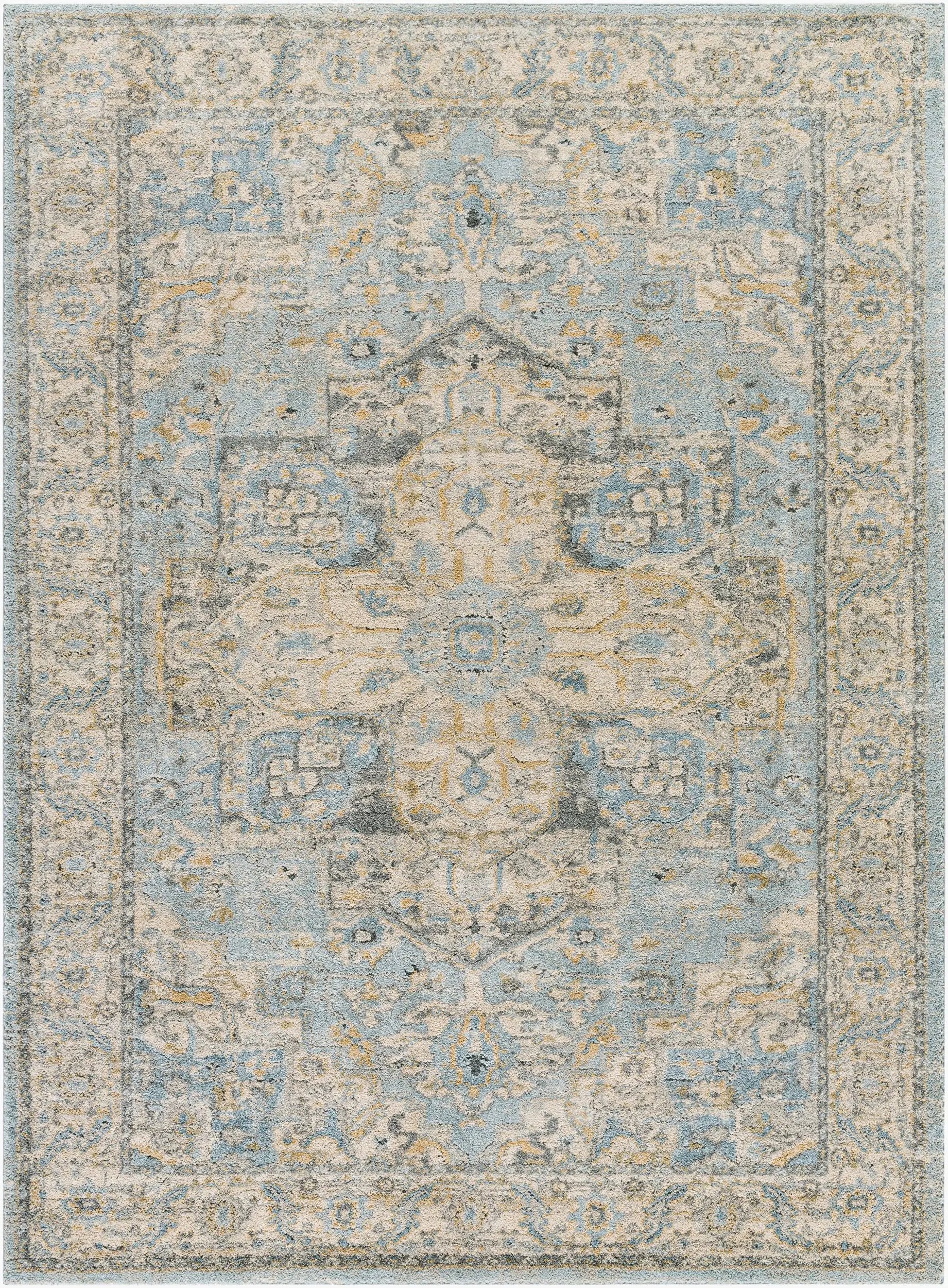 Avellino AVL-2300 Light-Beige Area Rug by LIVABLISS