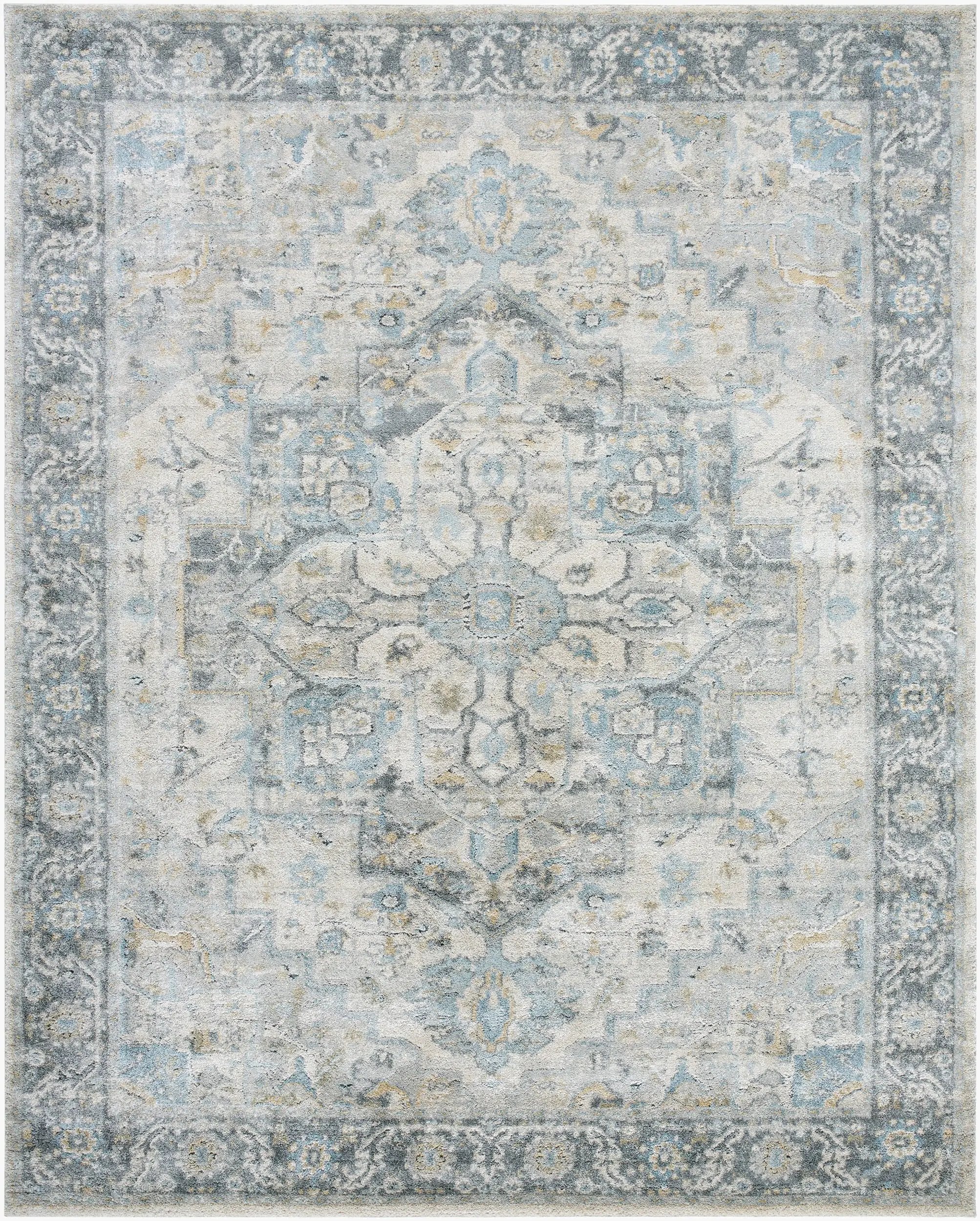 Avellino AVL-2301 Light-Beige Area Rug by LIVABLISS