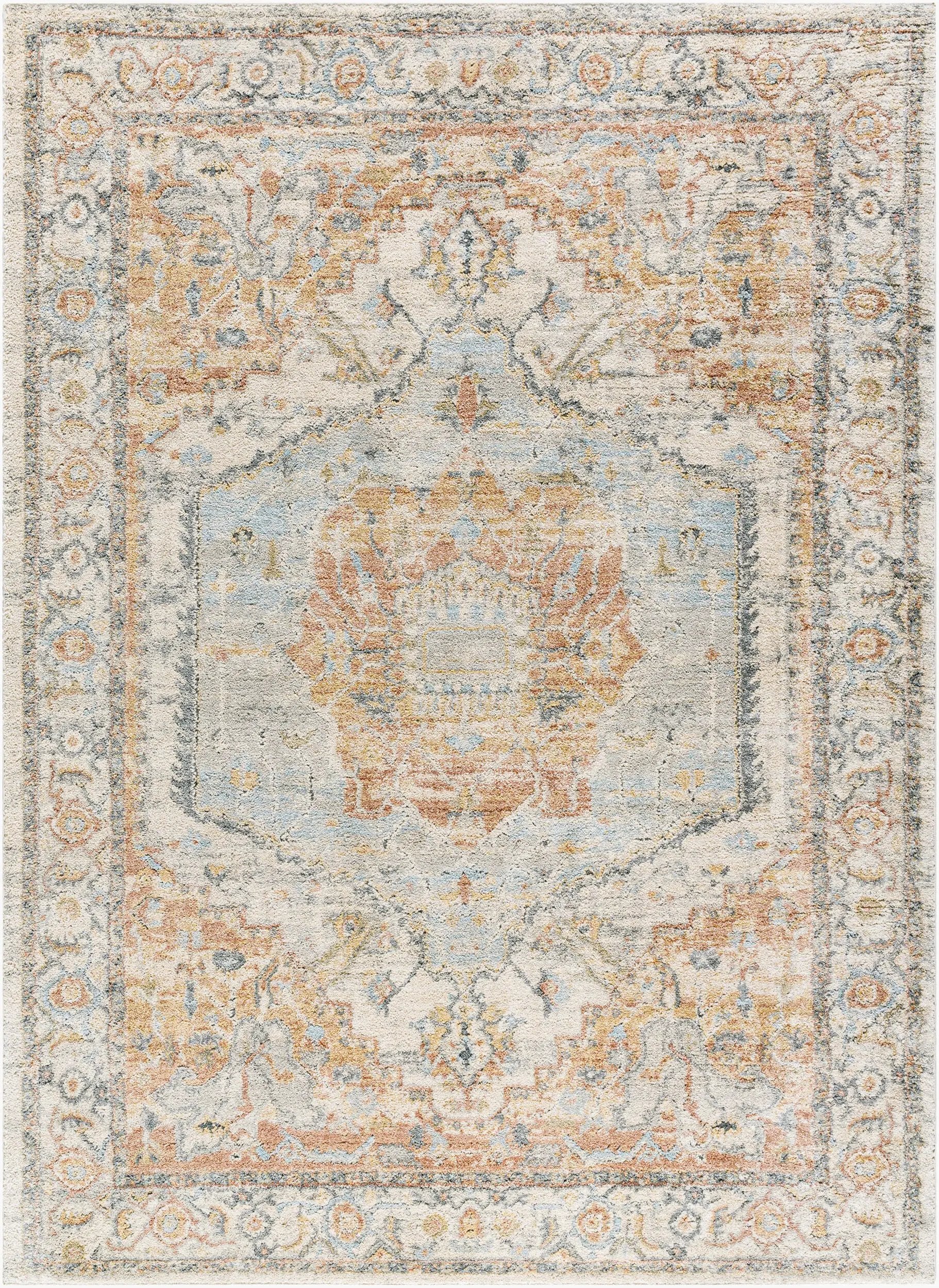 Avellino AVL-2302 Light-Beige Area Rug by LIVABLISS