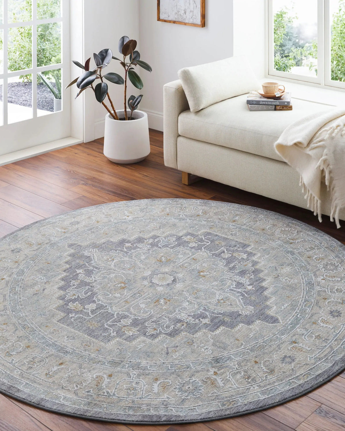 Avant Garde AVT-2300 Blue Area Rug by LIVABLISS