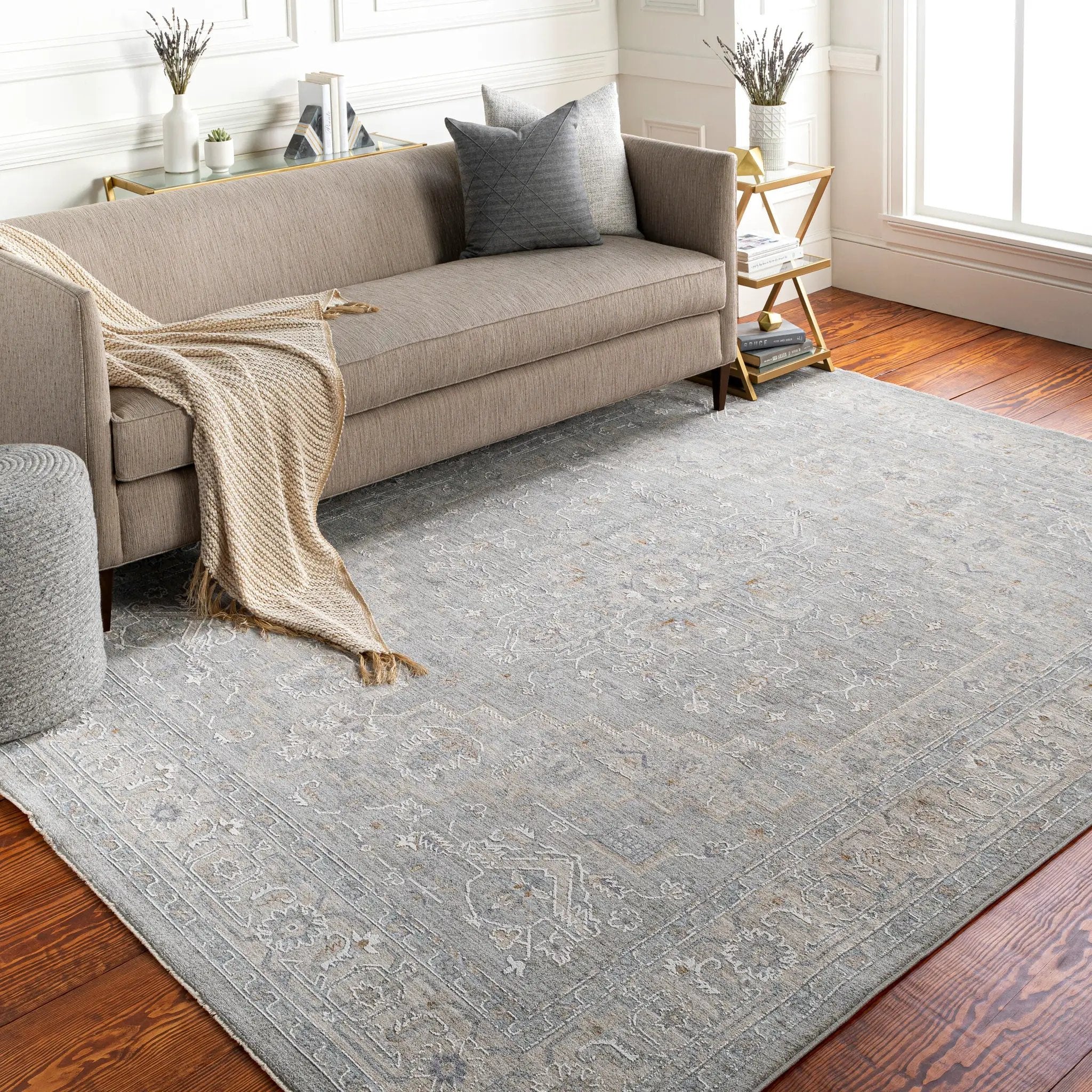 Avant Garde AVT-2301 Gray Area Rug by LIVABLISS