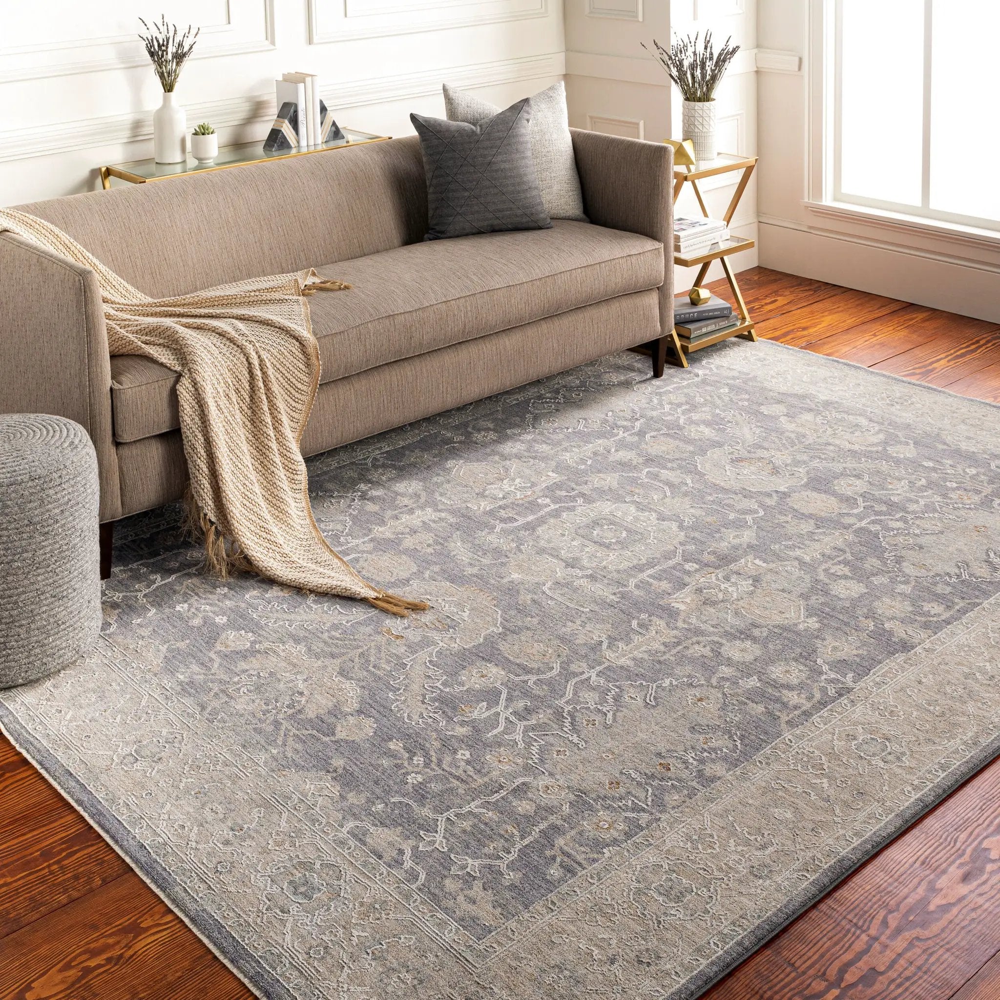 Avant Garde AVT-2303 Gray Area Rug by LIVABLISS