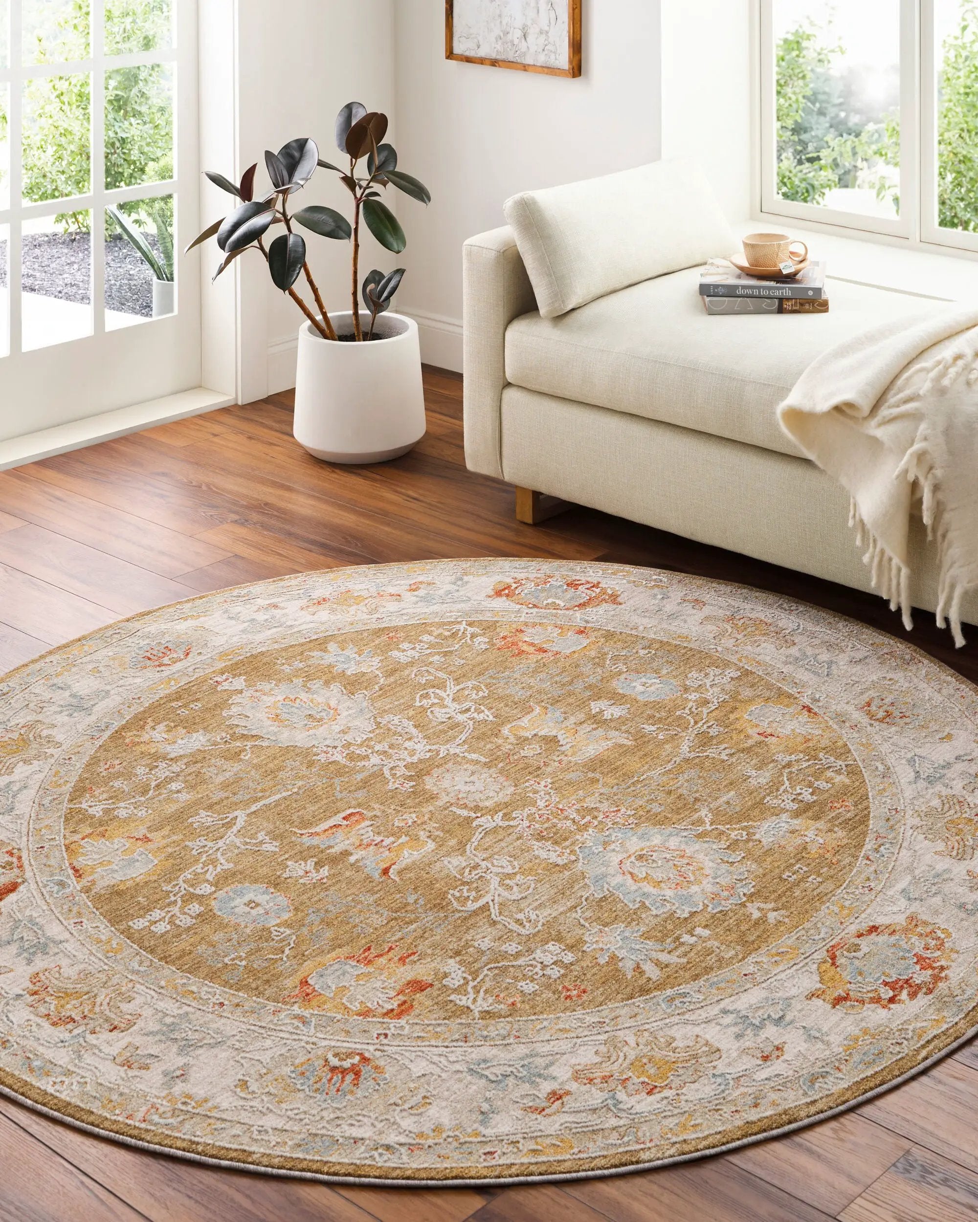 Avant Garde AVT-2308 Brown Area Rug by LIVABLISS