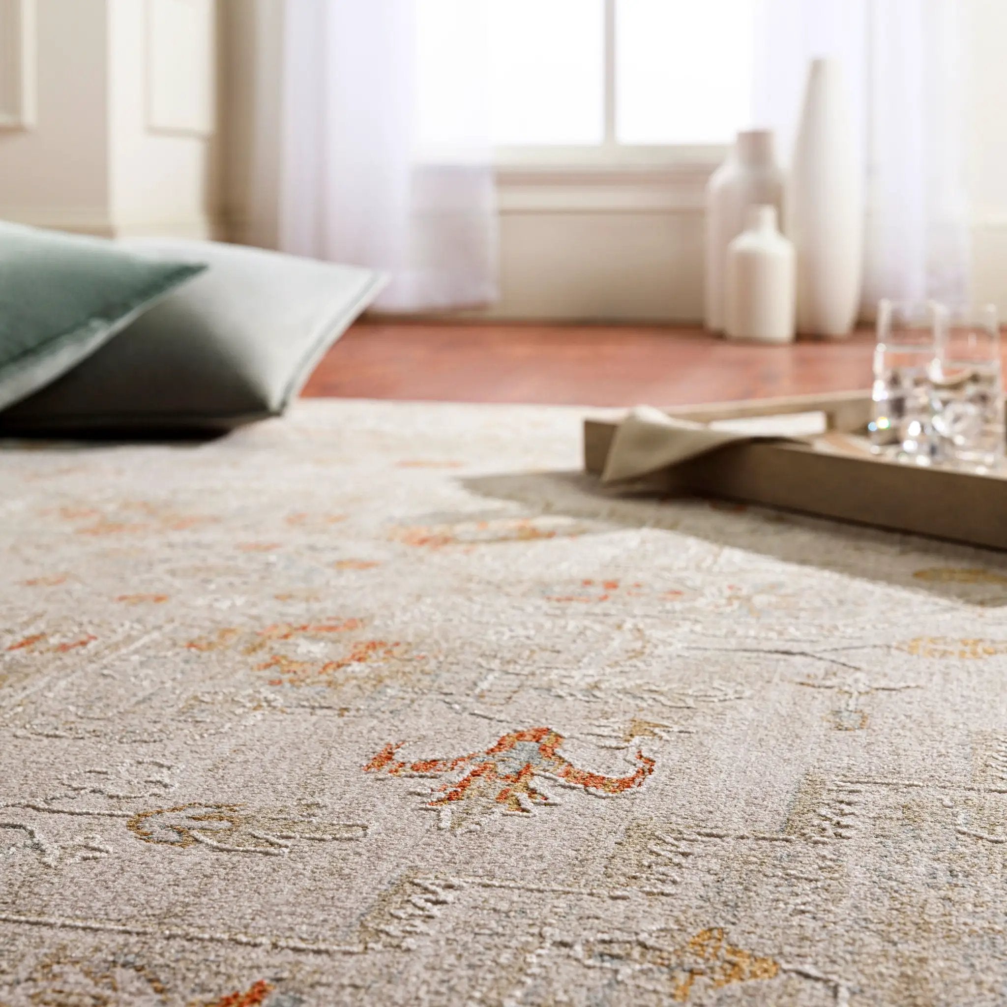 Avant Garde AVT-2313 Beige Area Rug by LIVABLISS