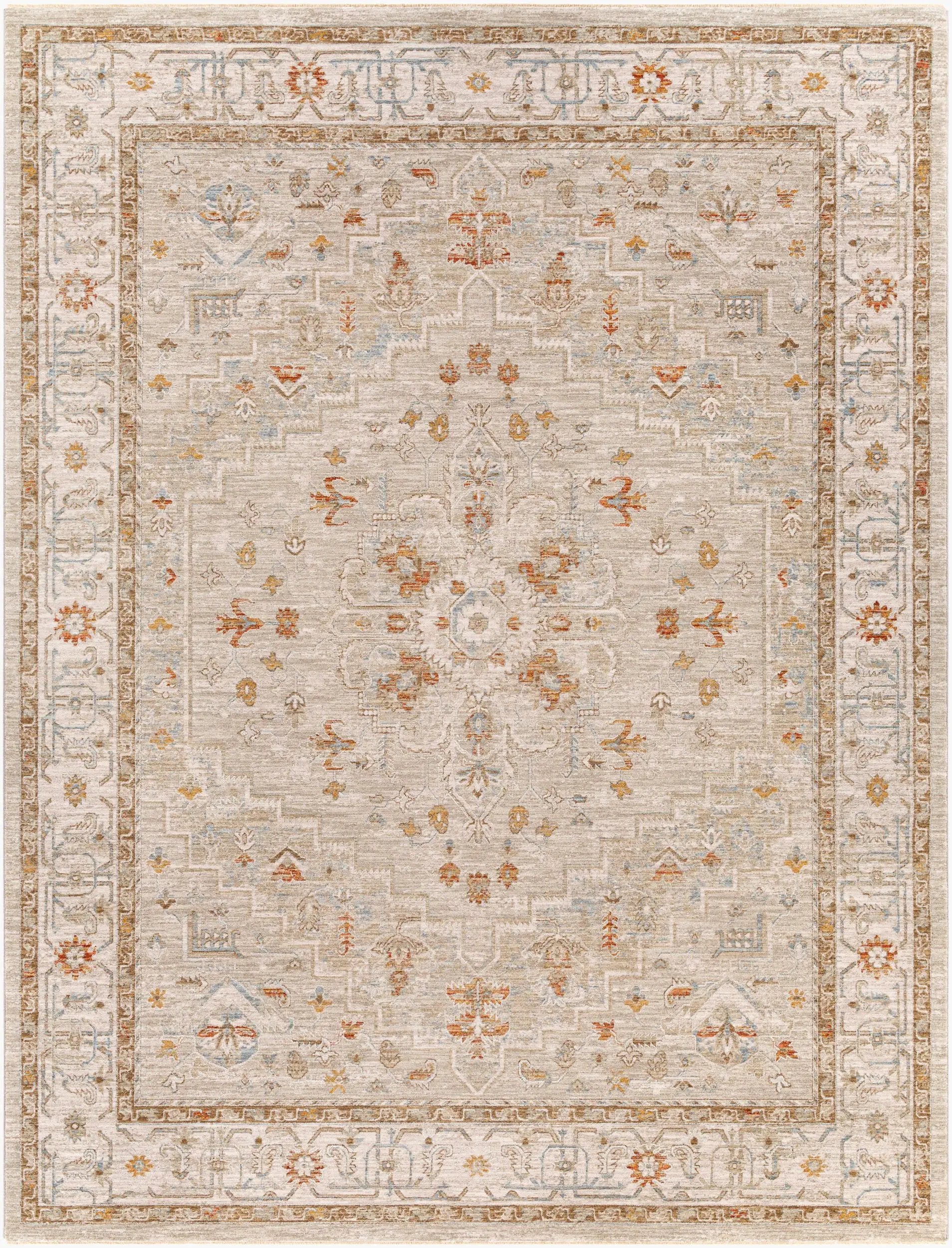 Avant Garde AVT-2314 Light-Brown Area Rug by LIVABLISS