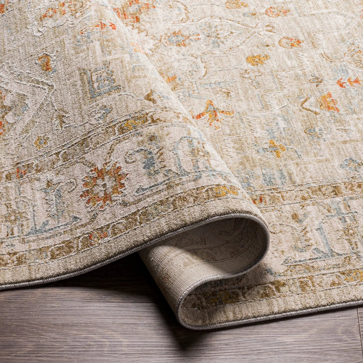 Avant Garde AVT-2314 Light-Brown Area Rug by LIVABLISS