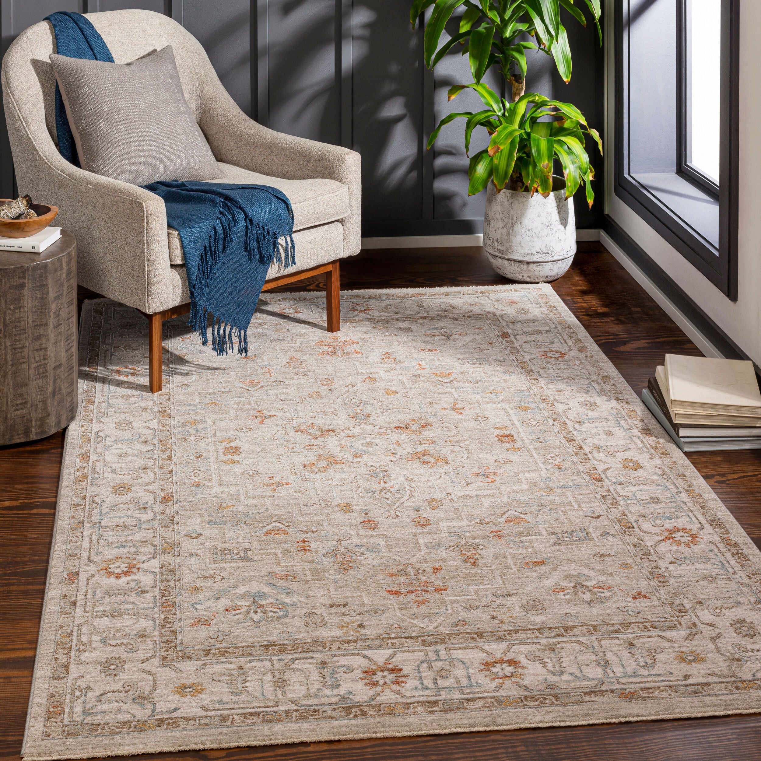 LIVABLISS Avant Garde AVT-2314 Light-Brown Area Rug