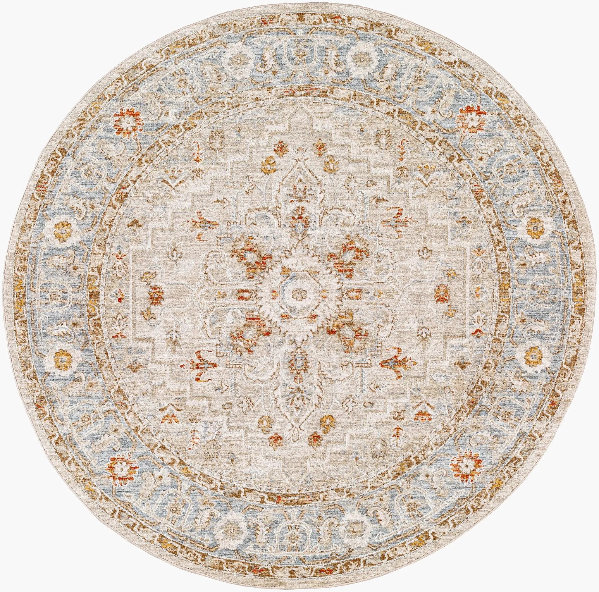 Avant Garde AVT-2316 Light-Beige Area Rug by LIVABLISS