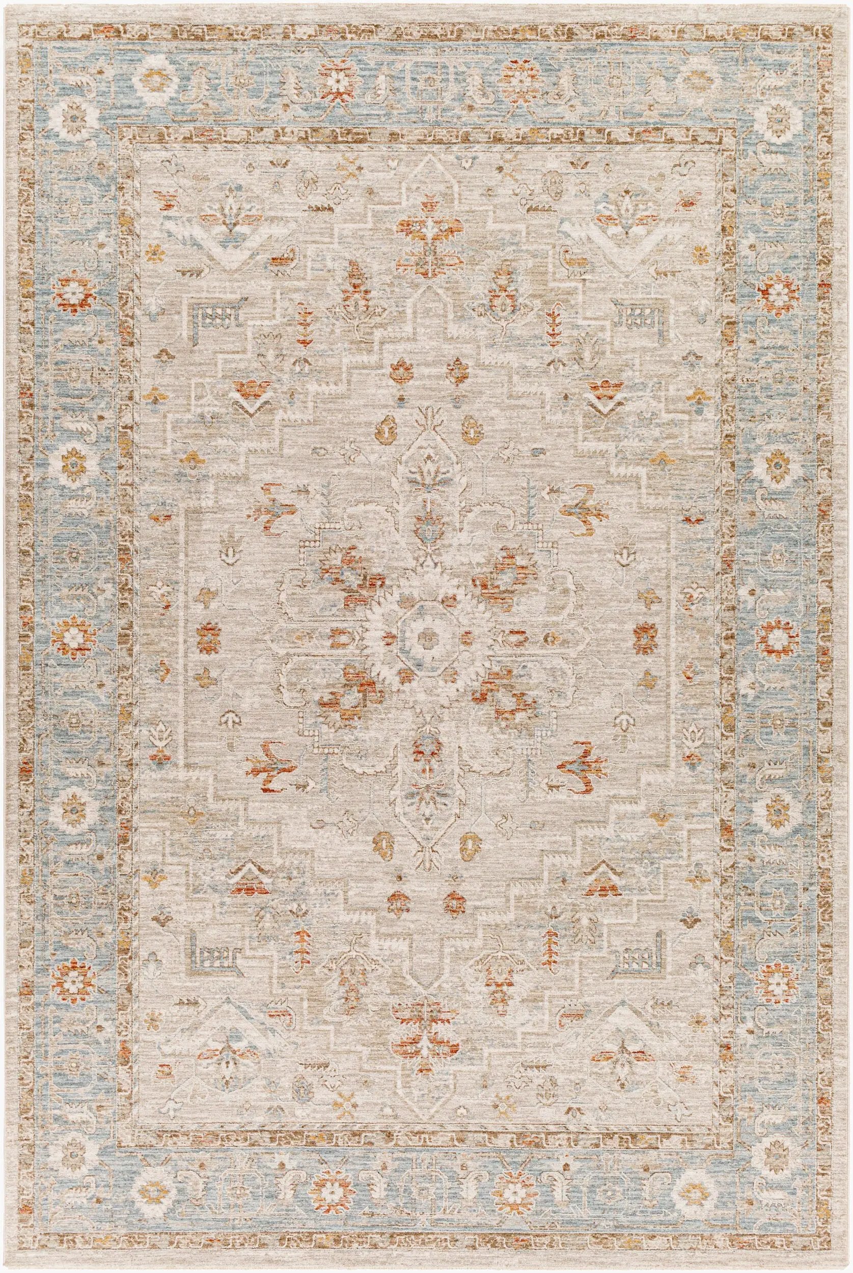 Avant Garde AVT-2316 Light-Beige Area Rug by LIVABLISS