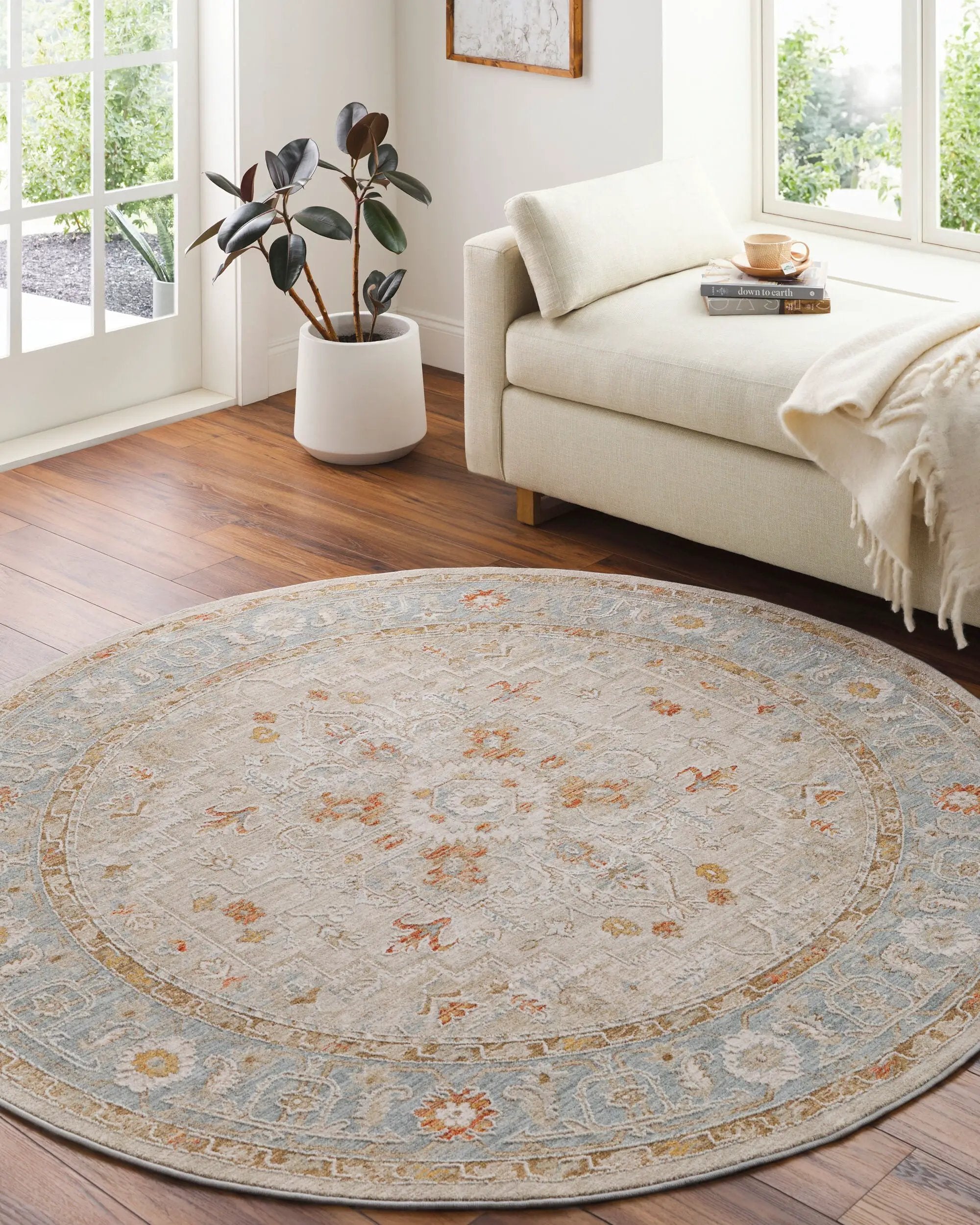 Avant Garde AVT-2316 Light-Beige Area Rug by LIVABLISS