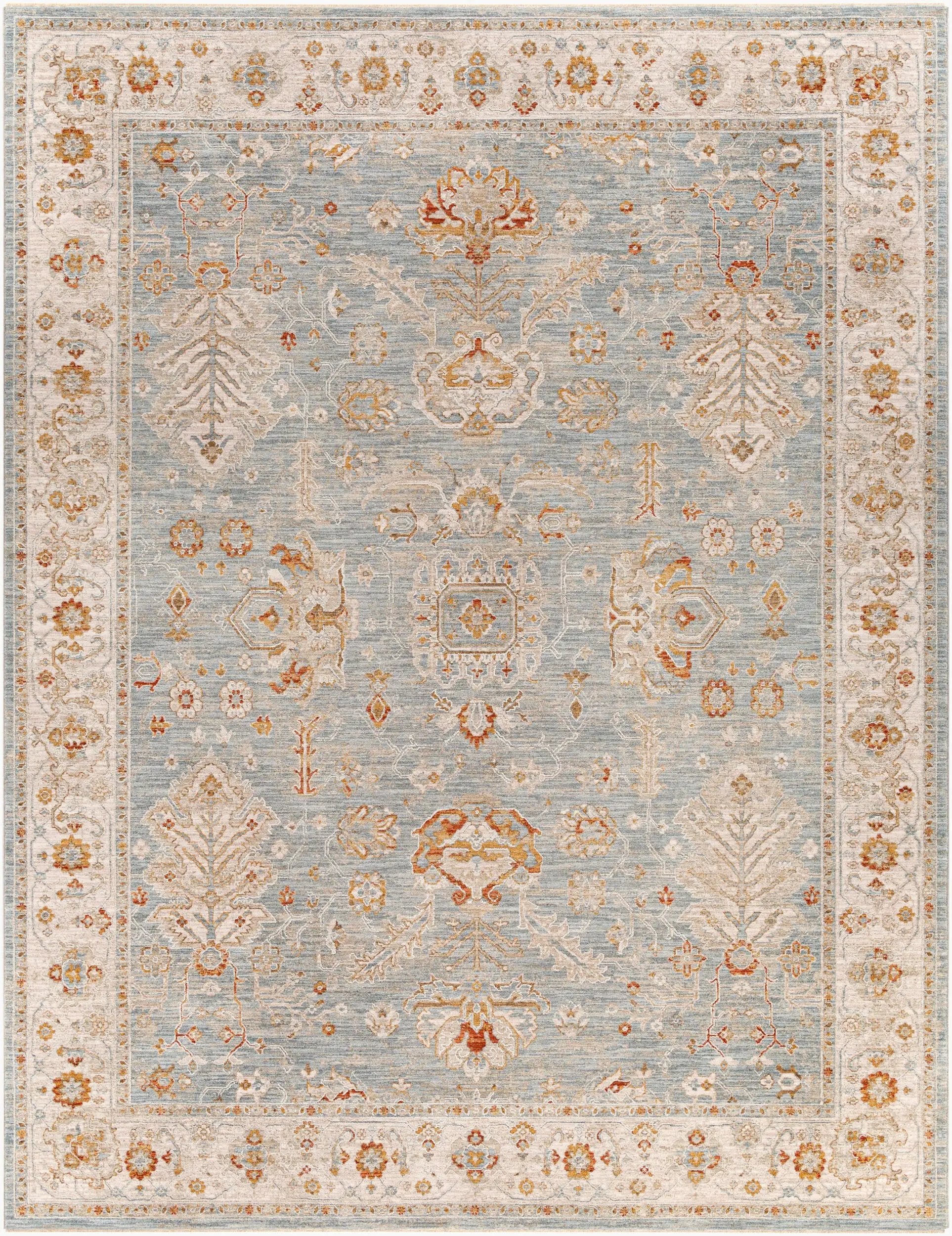 Avant Garde AVT-2318 Blue Area Rug by LIVABLISS