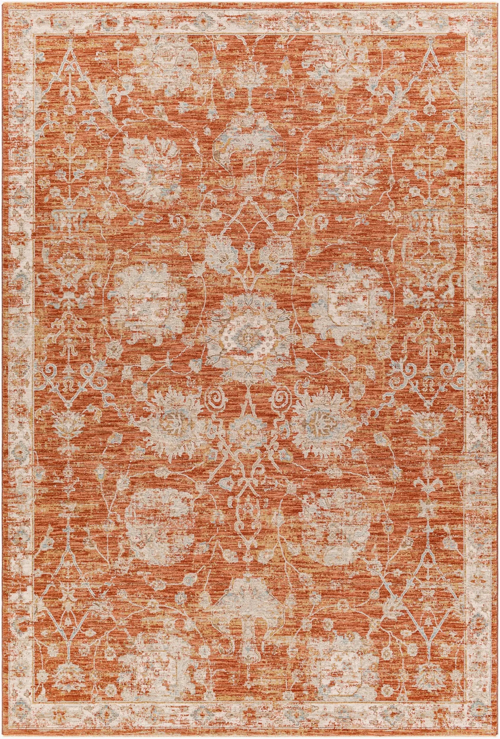Avant Garde AVT-2321 Rust Area Rug by LIVABLISS