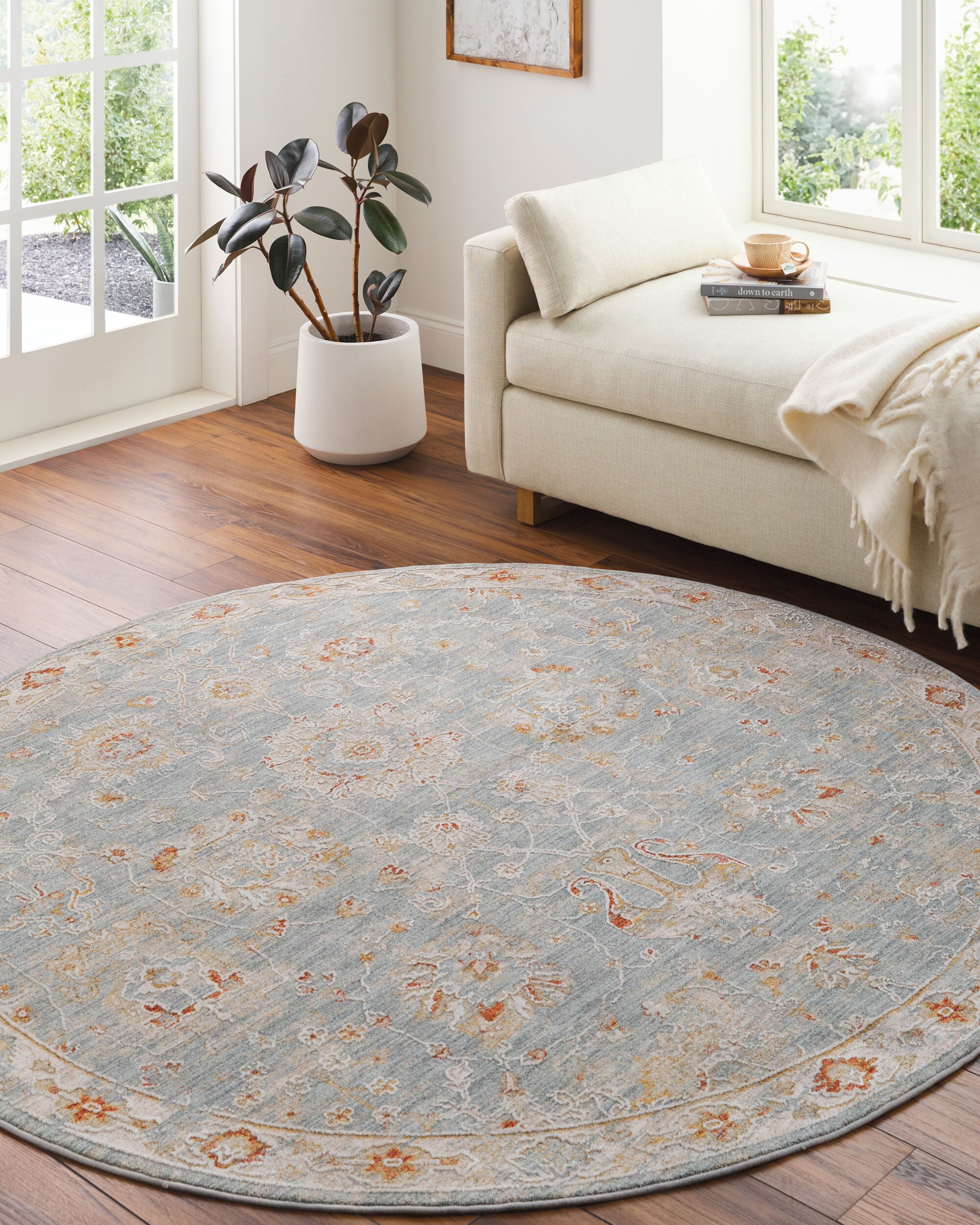 LIVABLISS Avant Garde AVT-2322 Light-Blue Area Rug