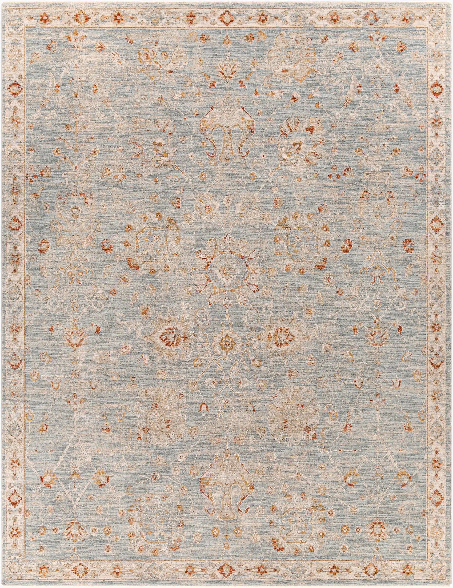 Avant Garde AVT-2322 Light-Blue Area Rug by LIVABLISS