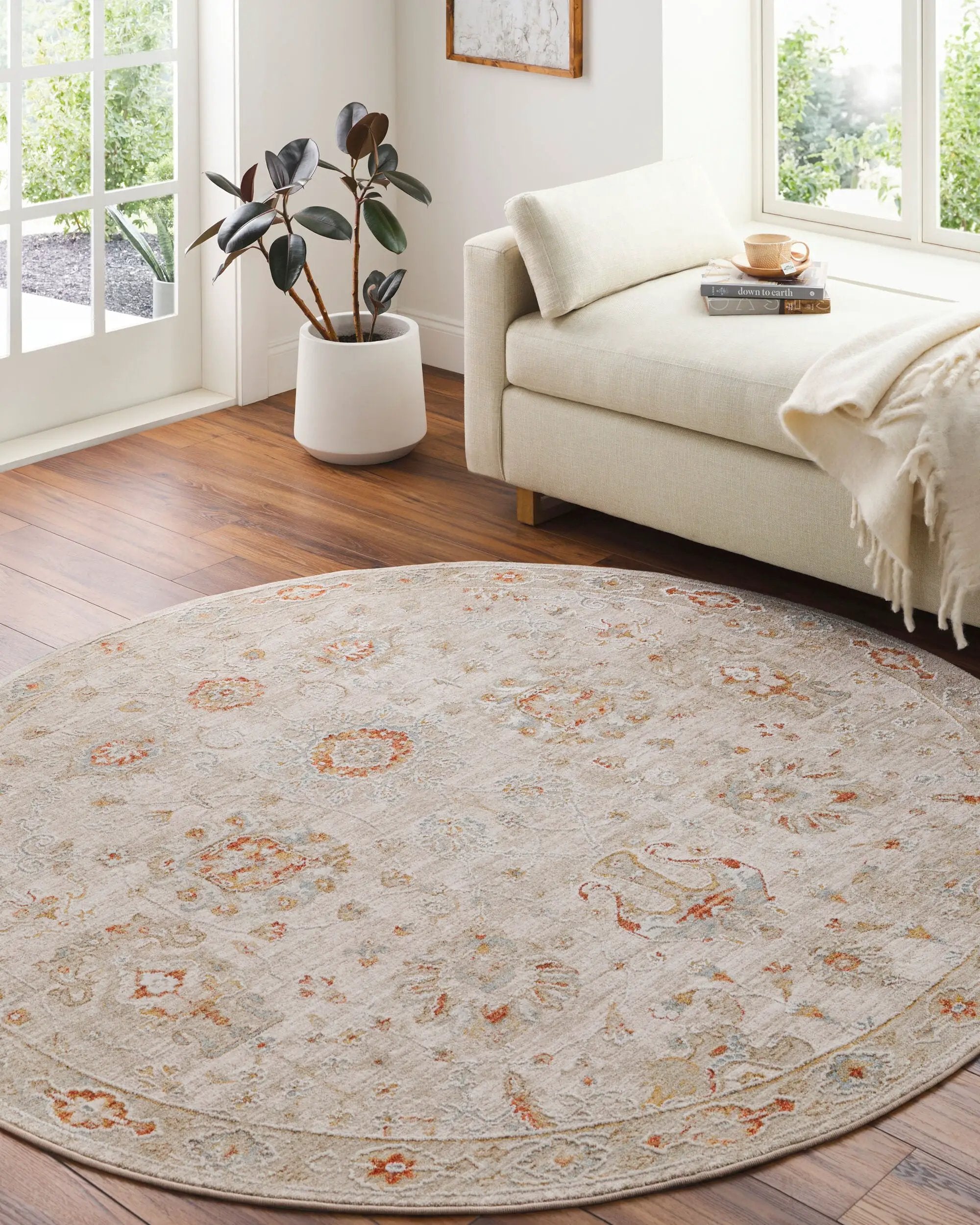 Avant Garde AVT-2323 Light-Beige Area Rug by LIVABLISS