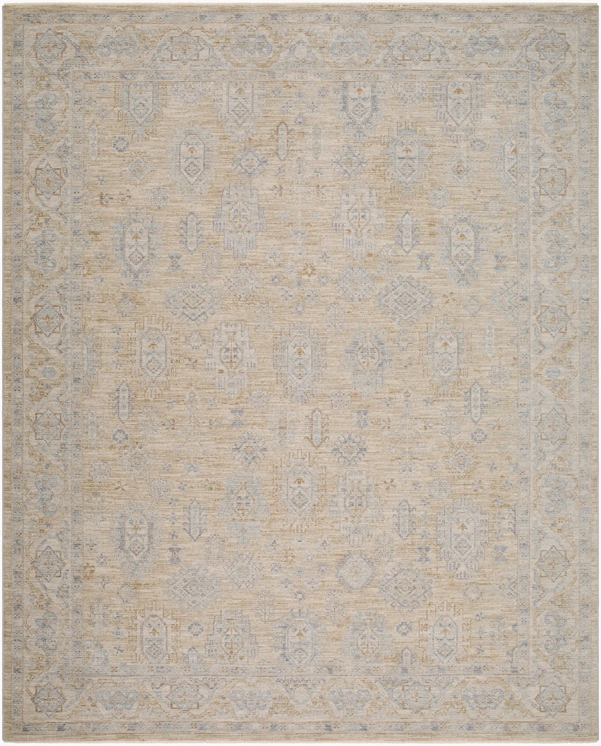 Avant Garde AVT-2340 Light-Brown Area Rug by LIVABLISS