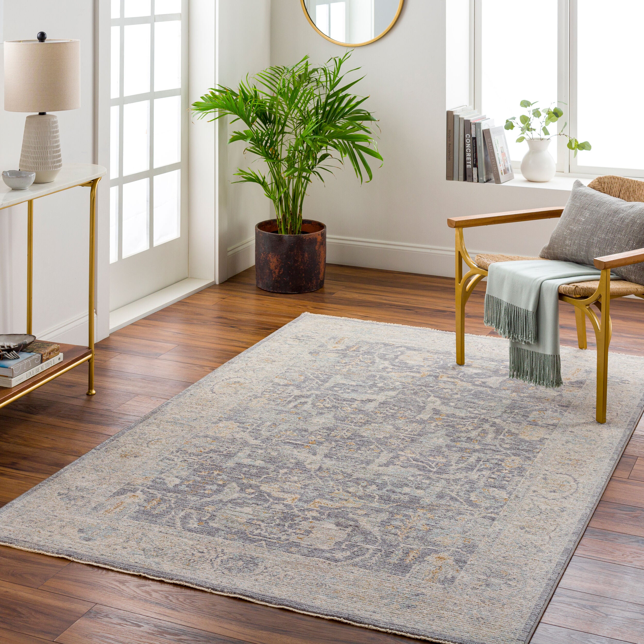 LIVABLISS Avant Garde AVT-2347 Deep-Teal Area Rug